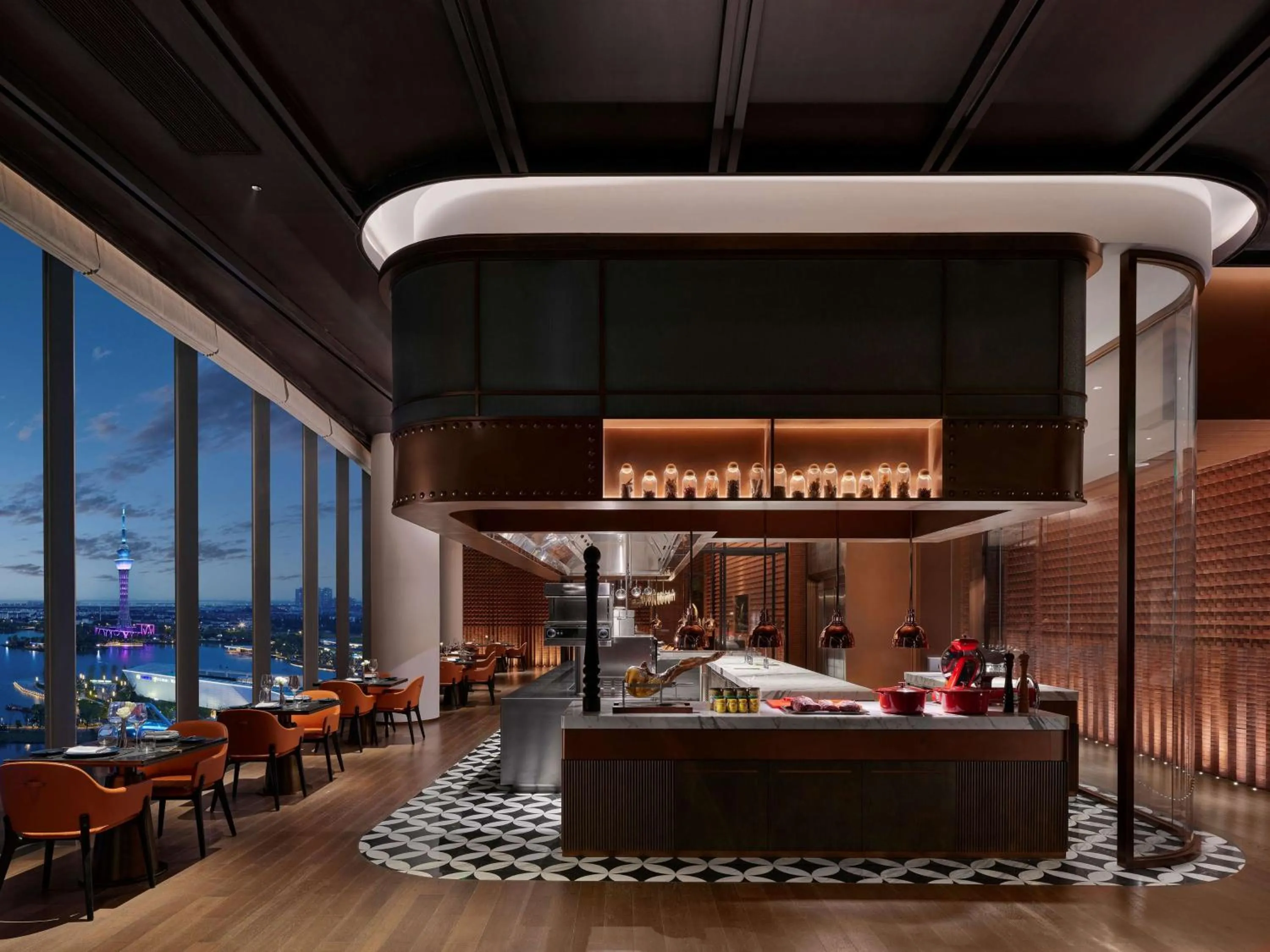 Lounge or bar in Hilton Changshu