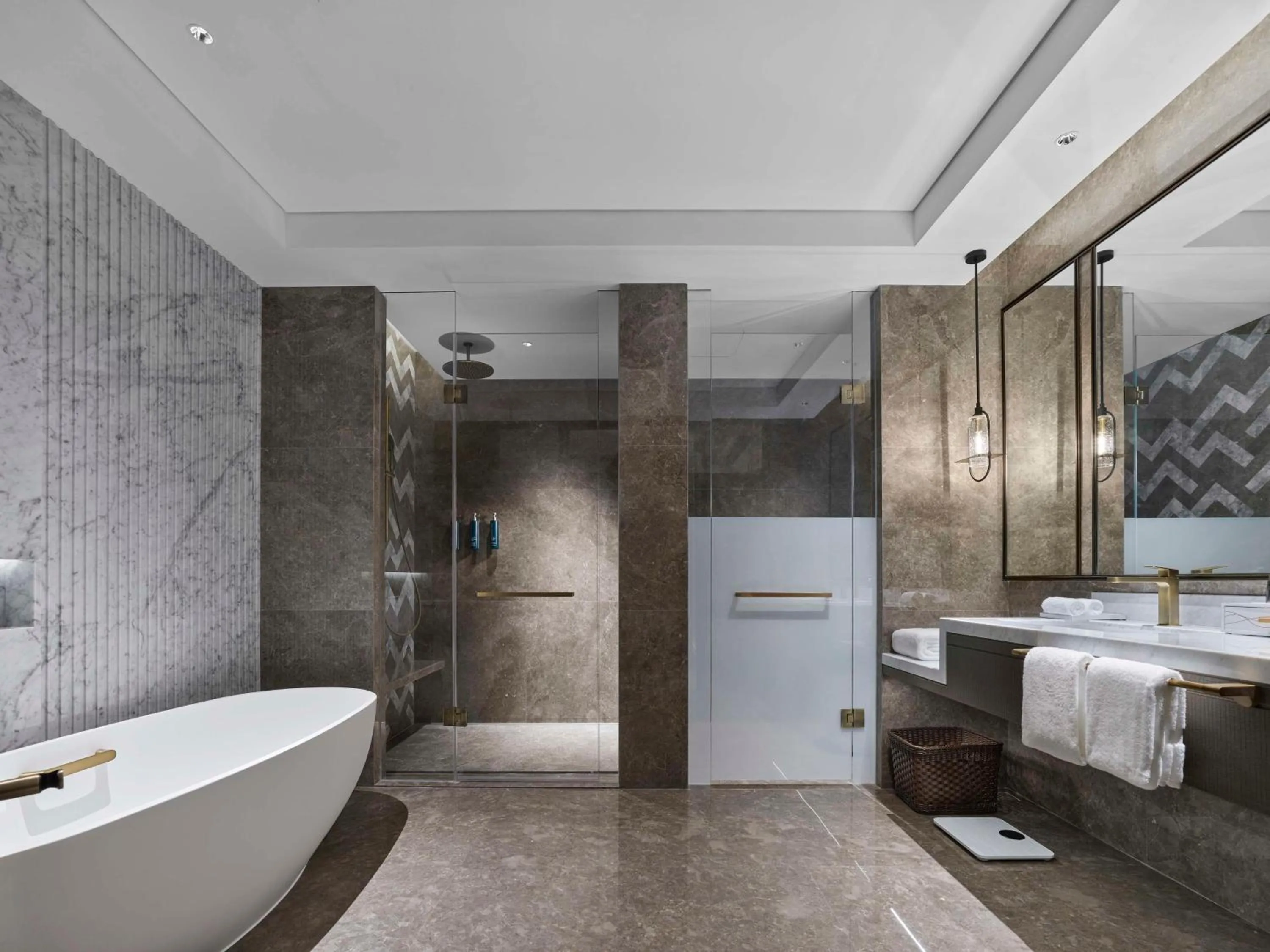 Bathroom in Hilton Changshu