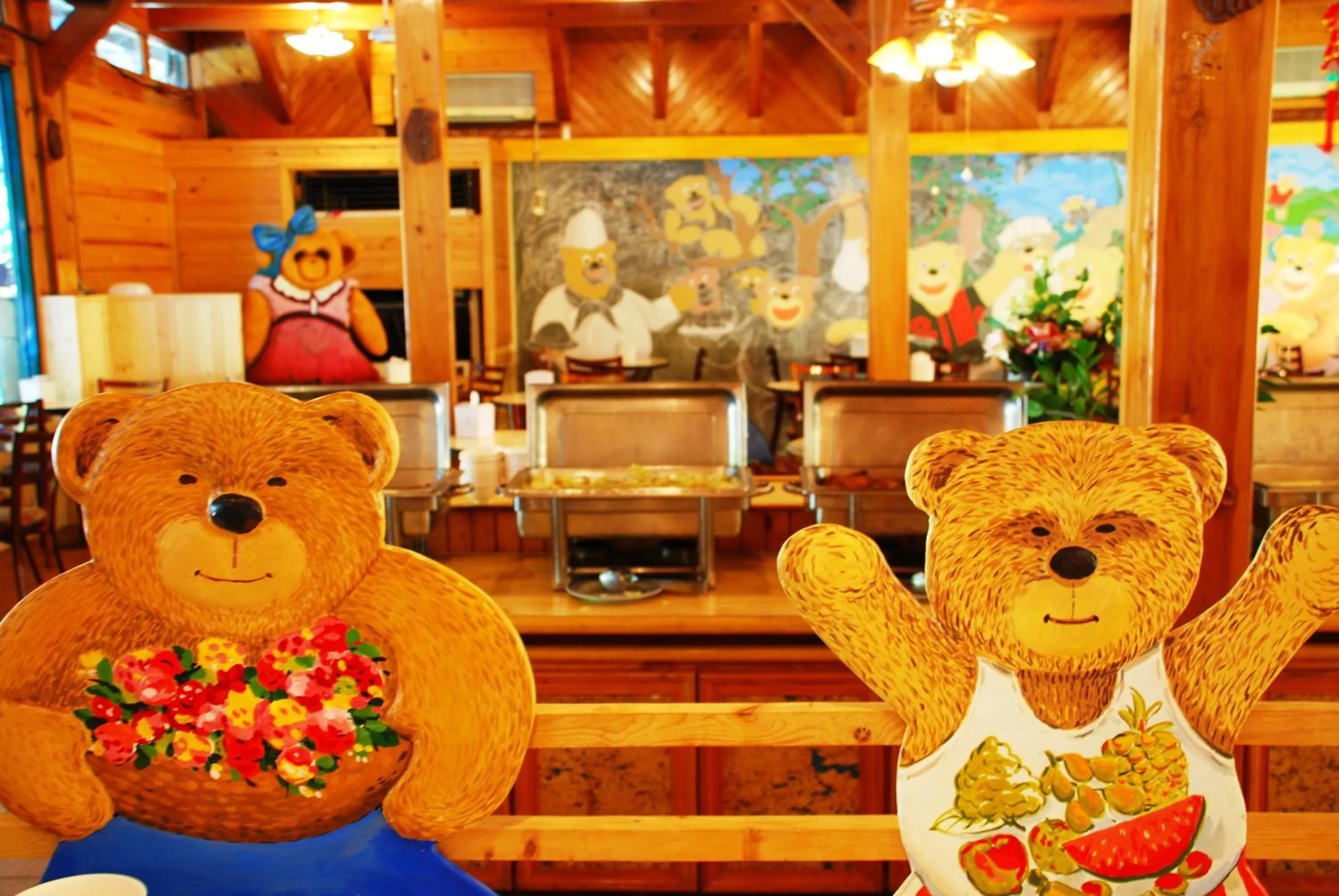 American breakfast in Master Bear Resort