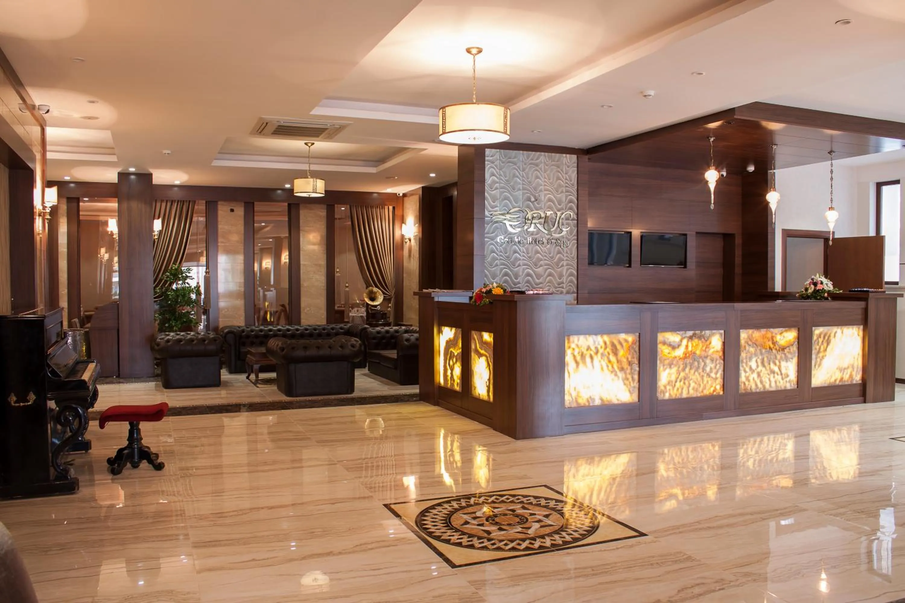 Lobby or reception in Gorukle Oruc Hotel
