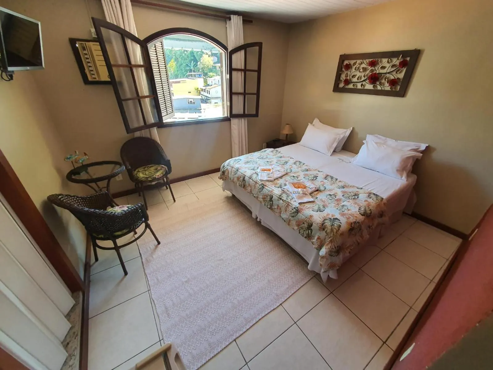 Bed in Pousada Tuiuiu
