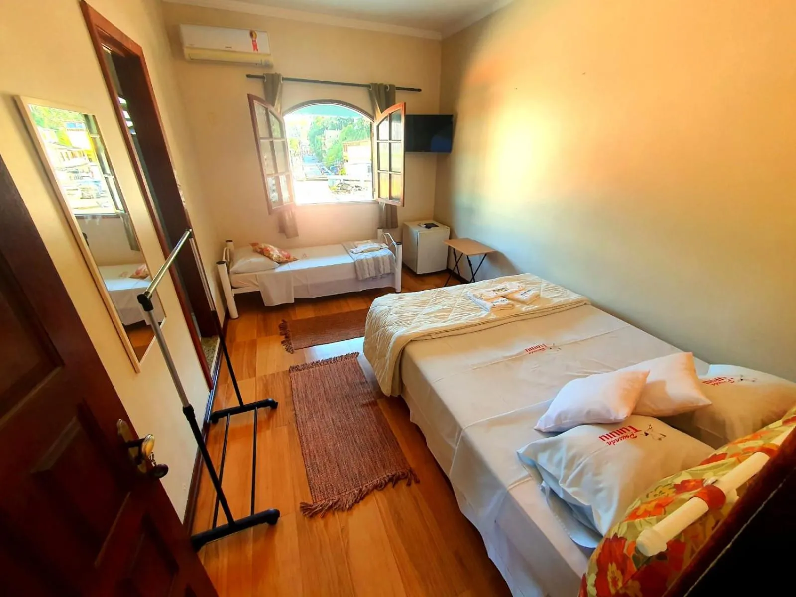 Bed in Pousada Tuiuiu