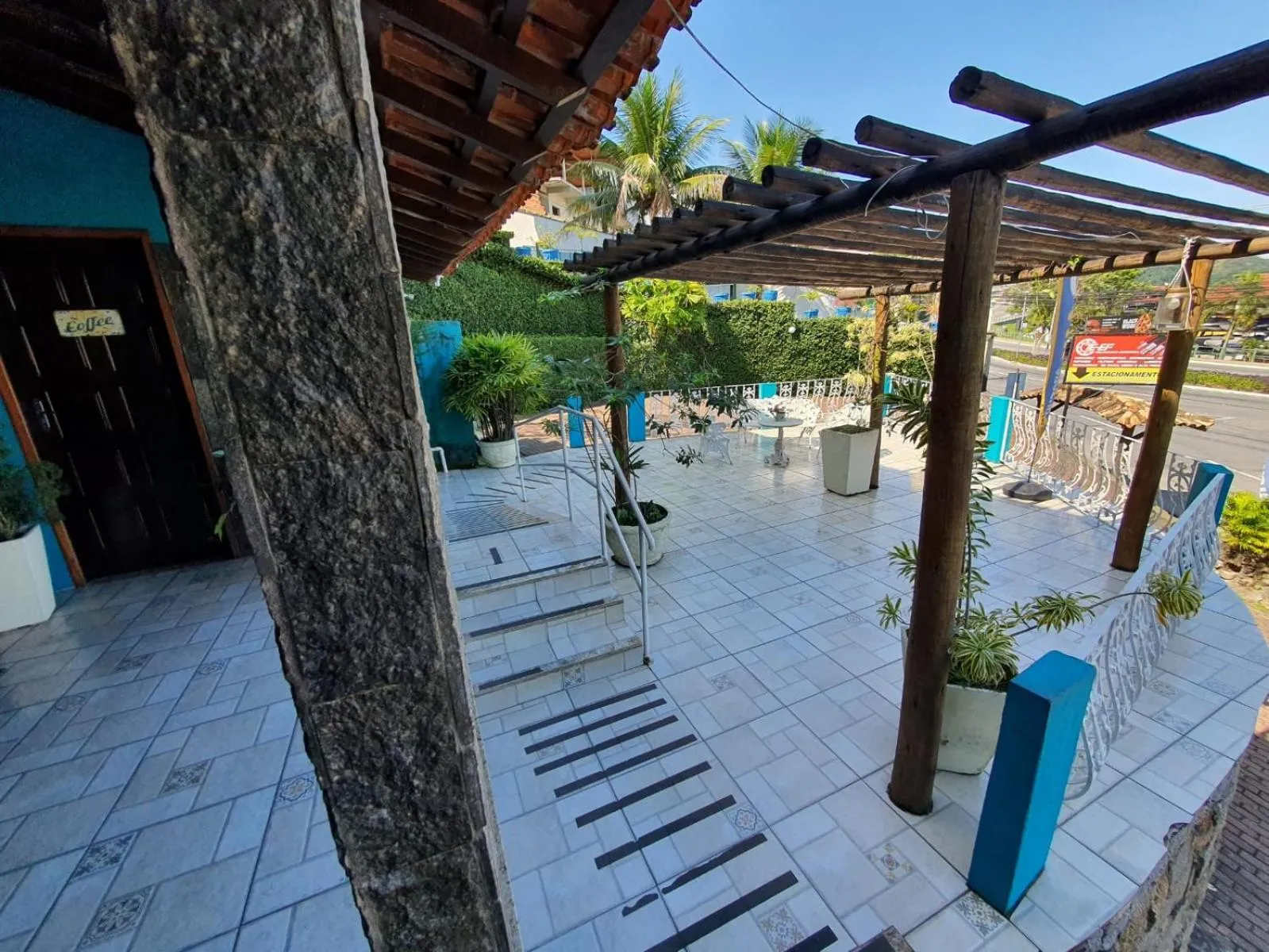 Patio in Pousada Tuiuiu