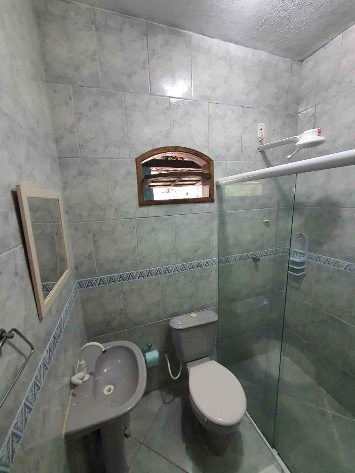 Shower in Pousada Tuiuiu
