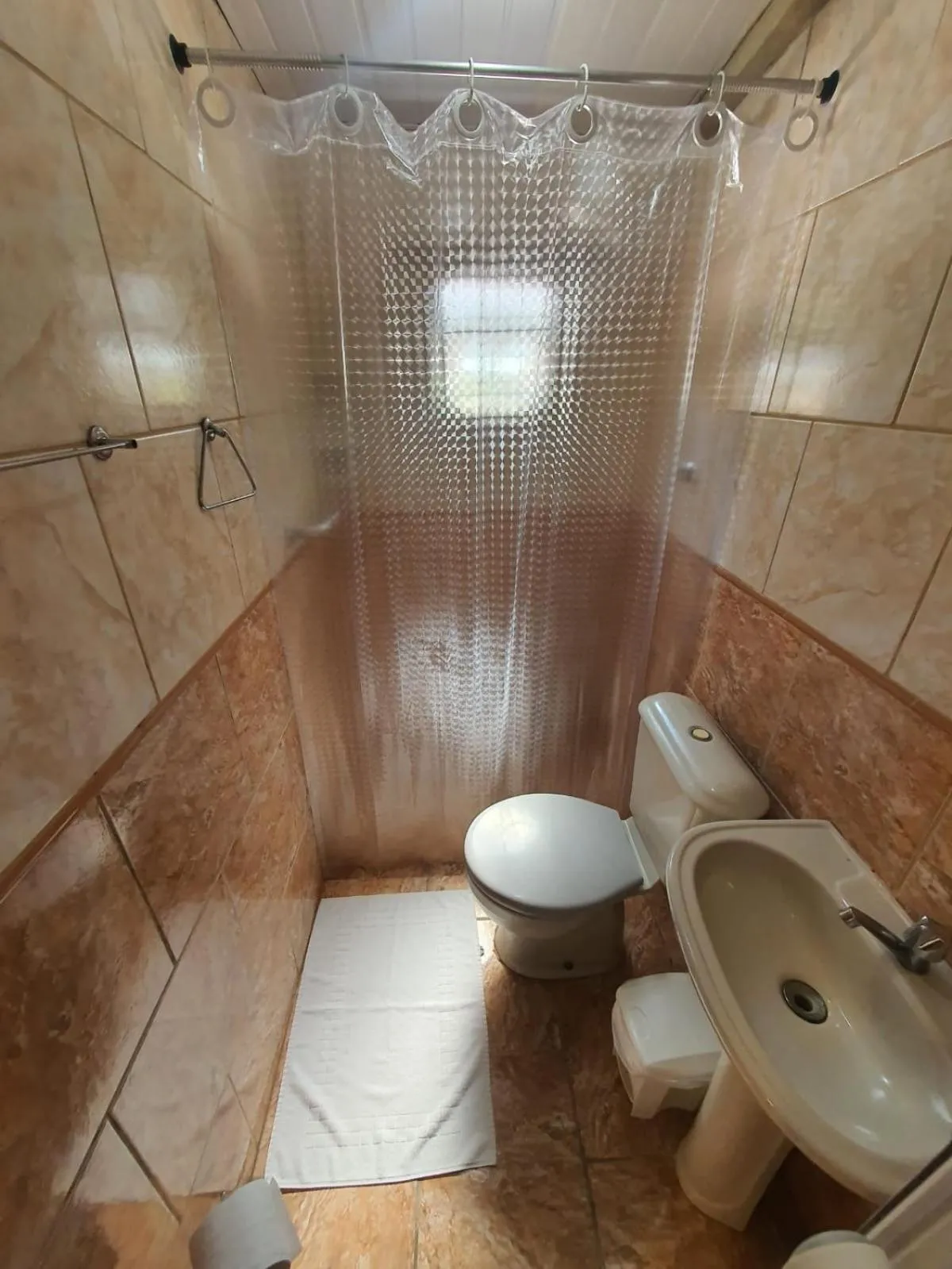 Shower in Pousada Tuiuiu