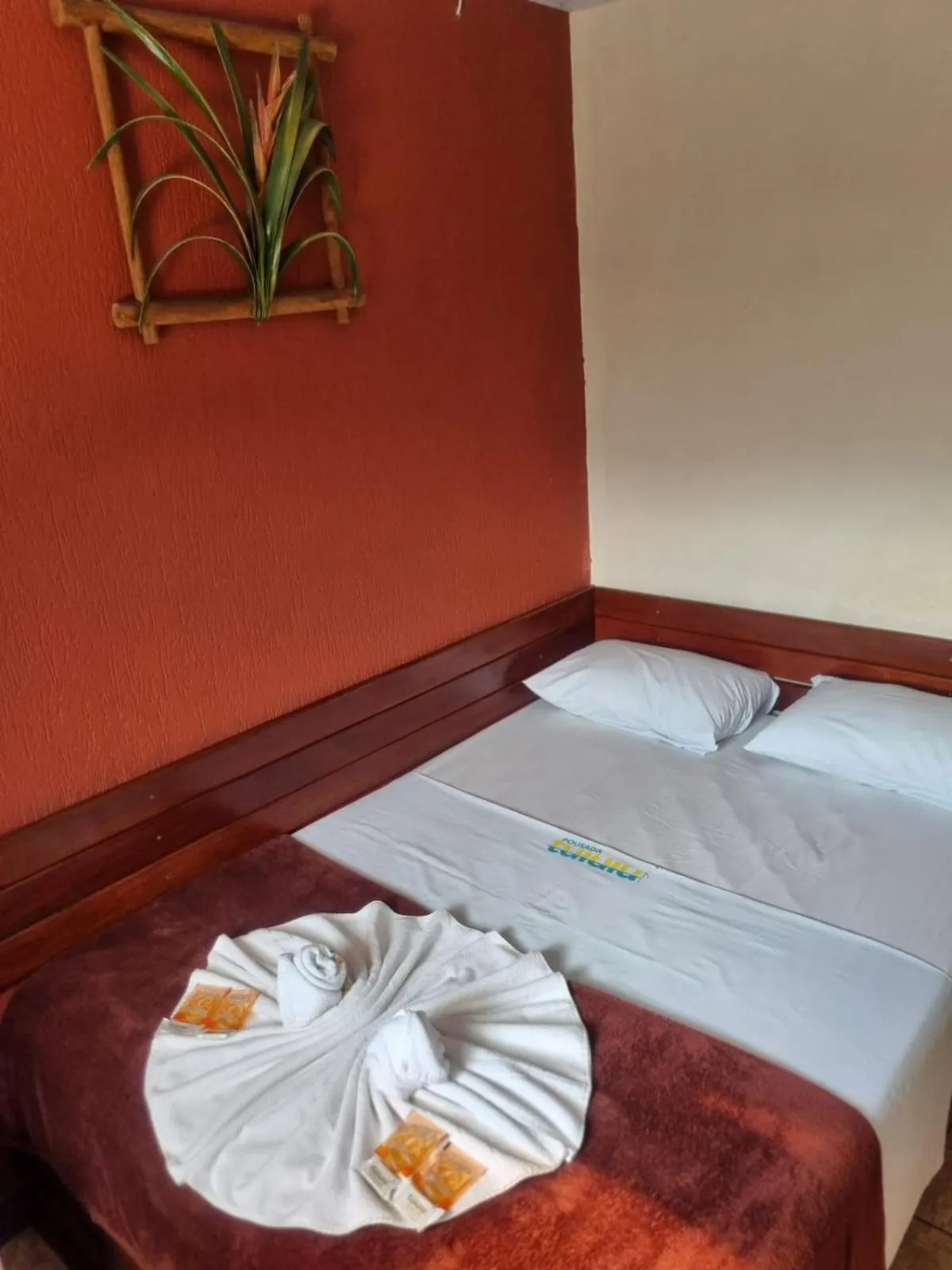 Bed in Pousada Tuiuiu