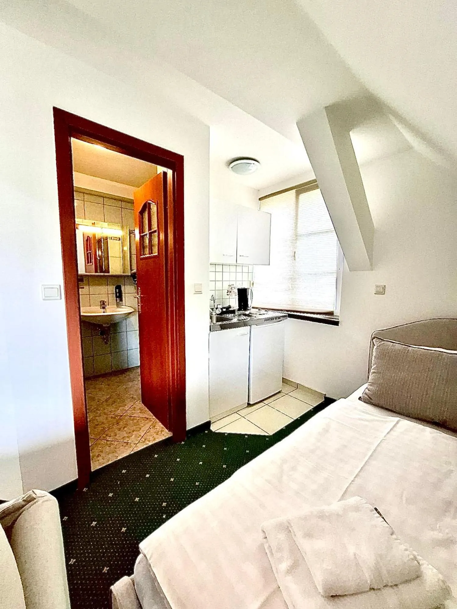 Bathroom, Bed in Schloss Zehdenick