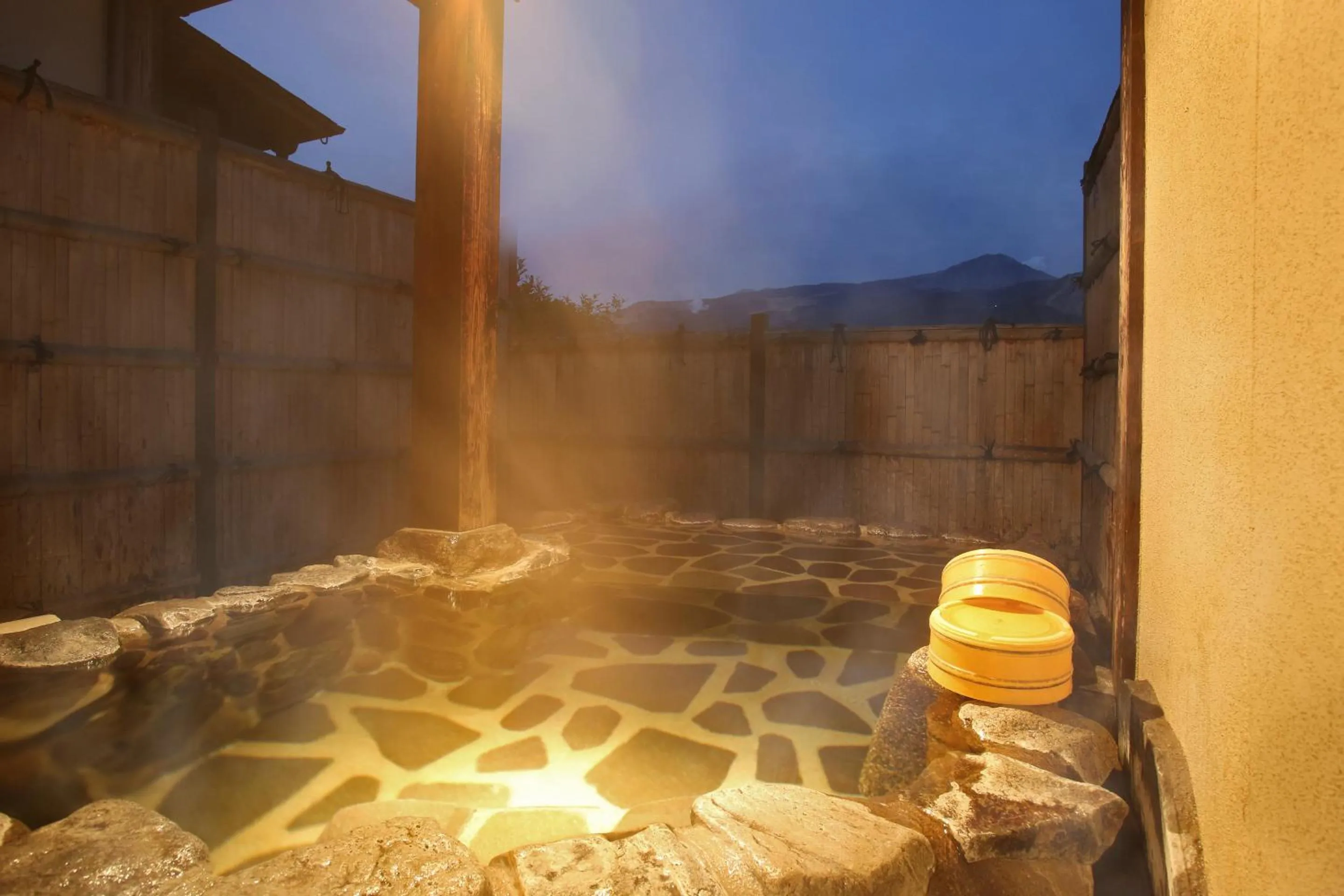Hot Spring Bath in Tawarayama Onsen Ryokan Minawa