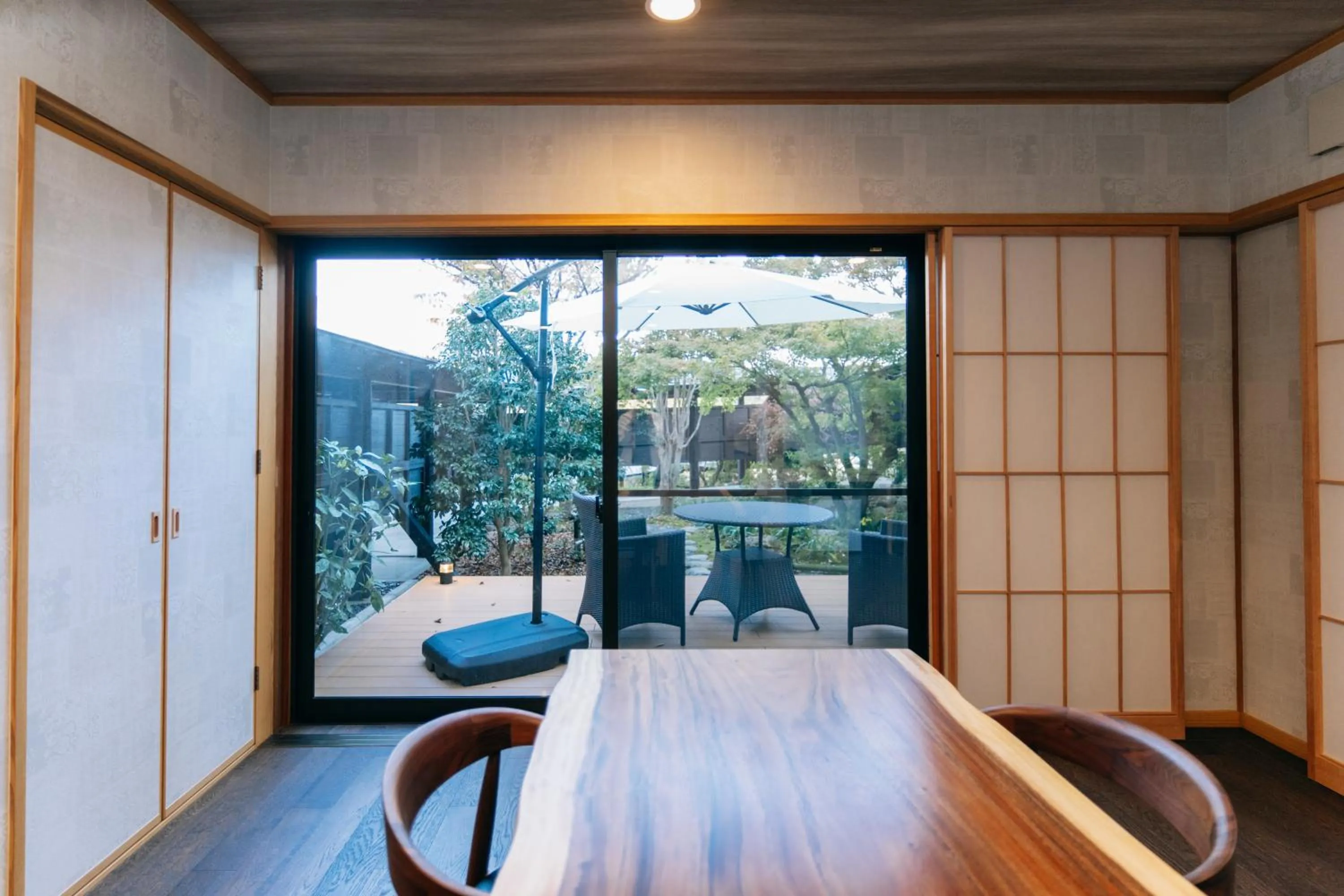 Balcony/Terrace in Tawarayama Onsen Ryokan Minawa
