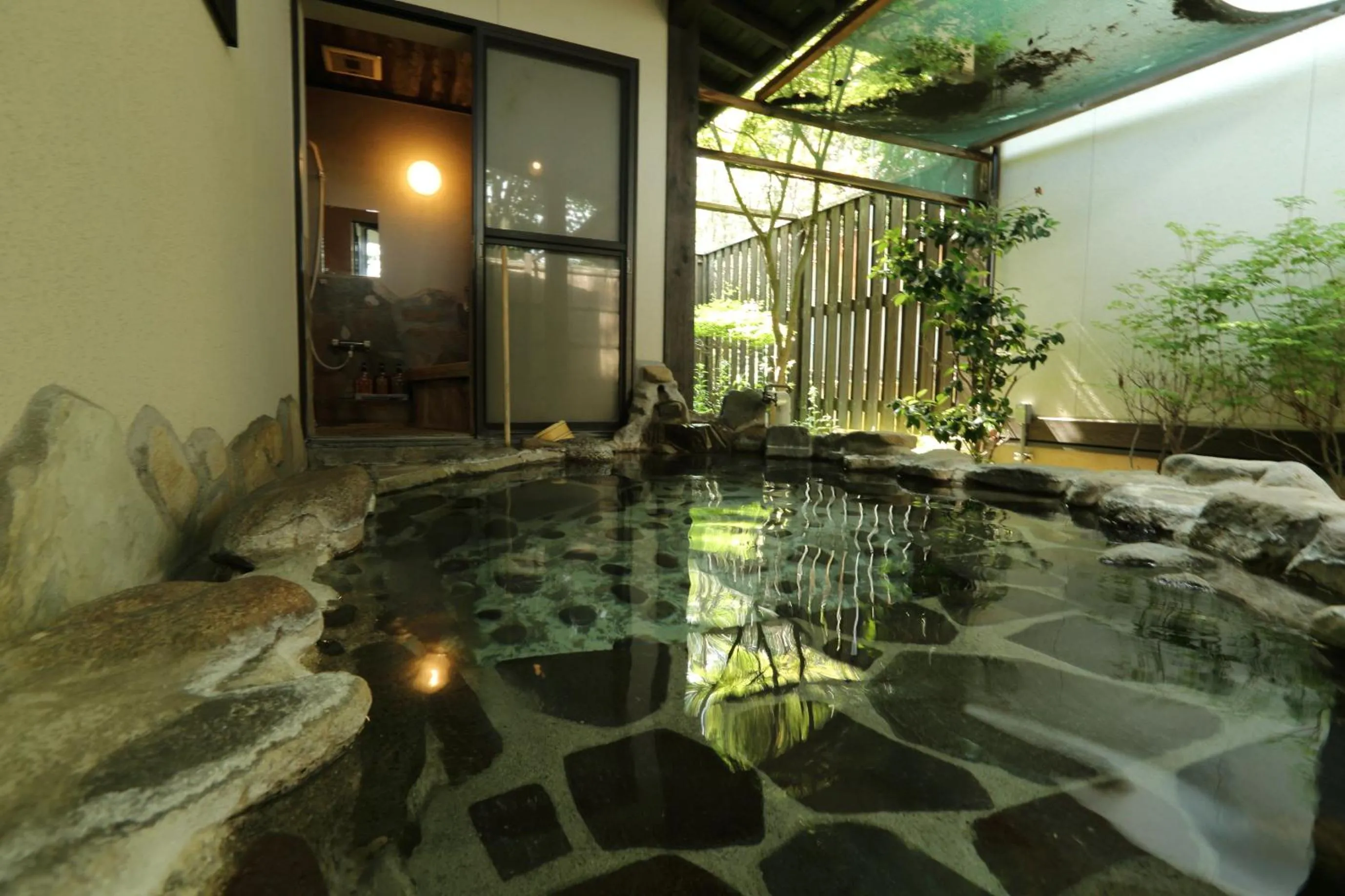 Hot Spring Bath in Tawarayama Onsen Ryokan Minawa