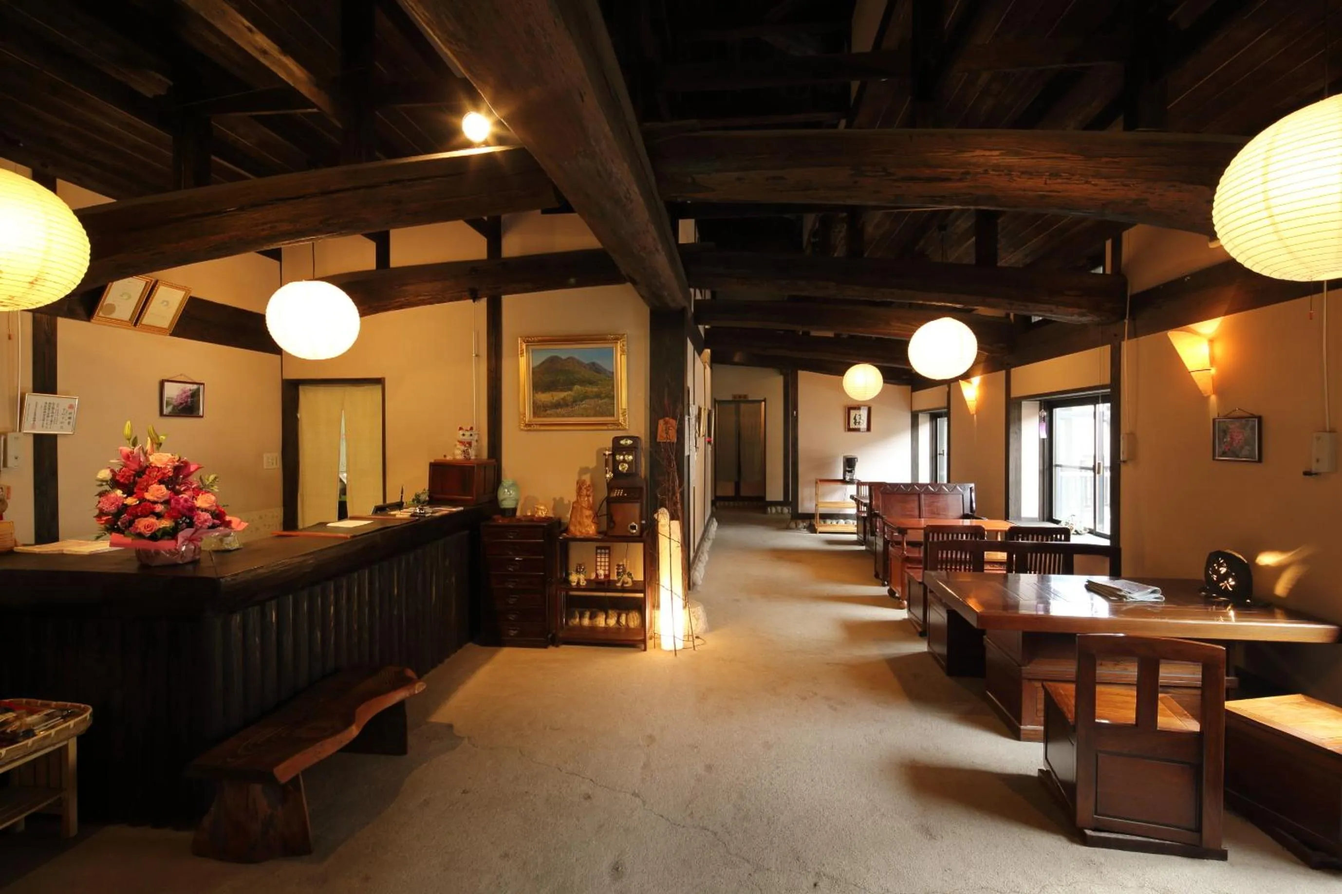 Lobby or reception in Tawarayama Onsen Ryokan Minawa