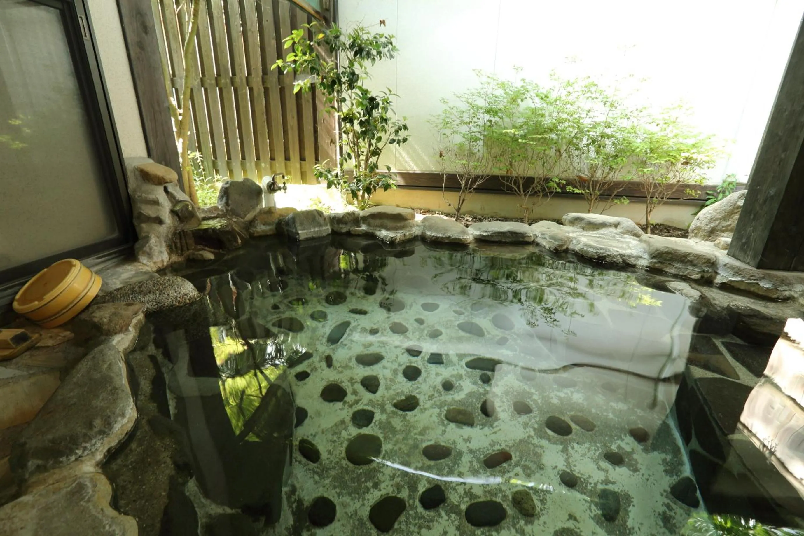 Hot Spring Bath in Tawarayama Onsen Ryokan Minawa