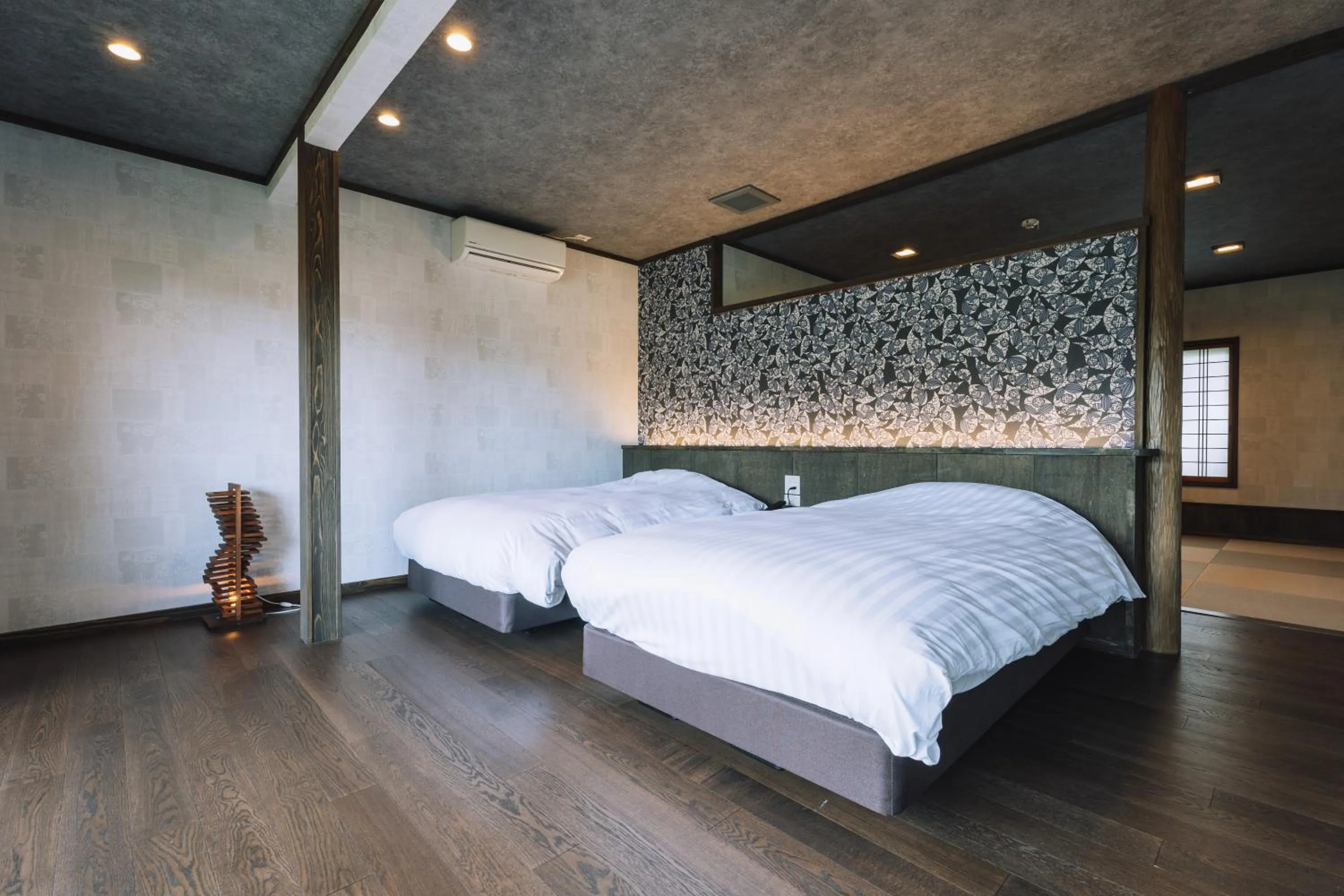 Bed in Tawarayama Onsen Ryokan Minawa