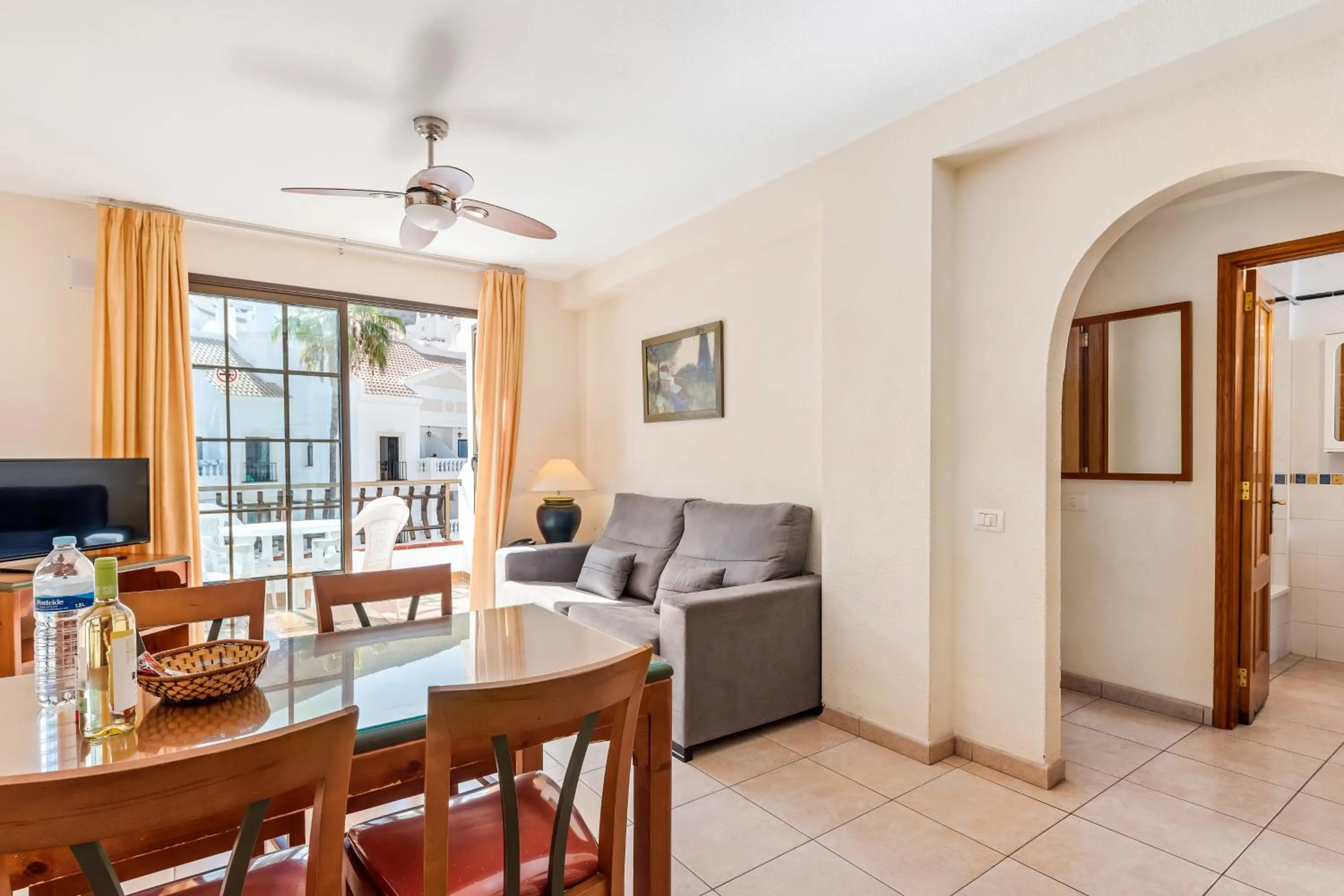 Living room in Club Tenerife Apartments