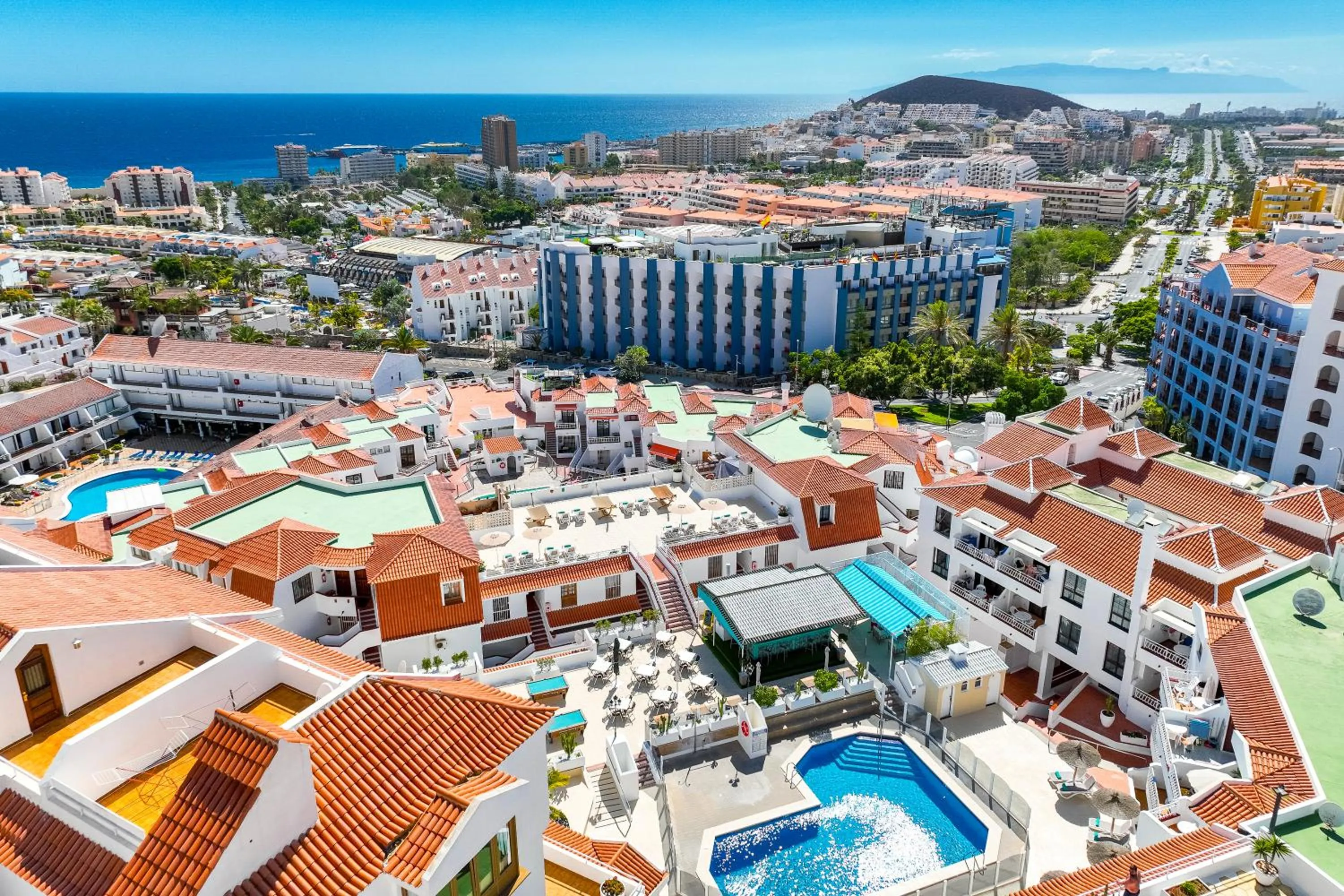 Solarium in Club Tenerife Apartments