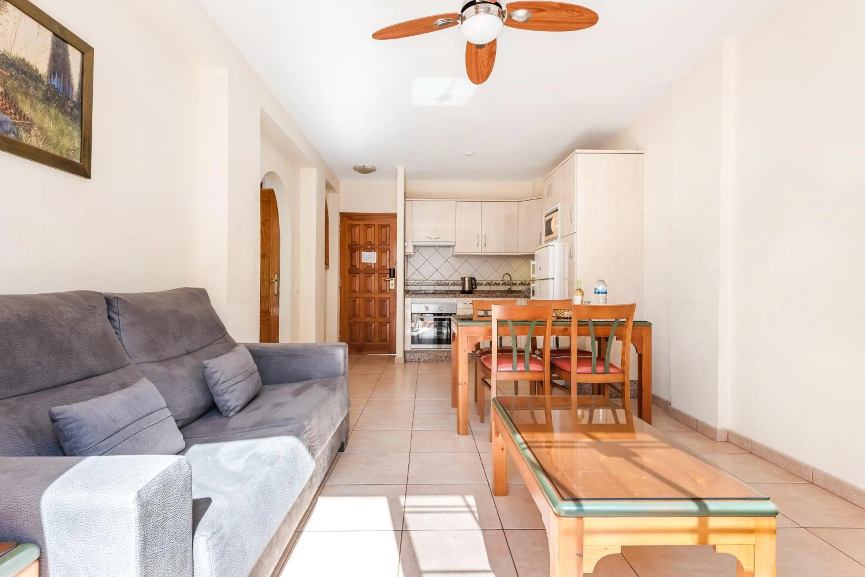 Living room in Club Tenerife Apartments