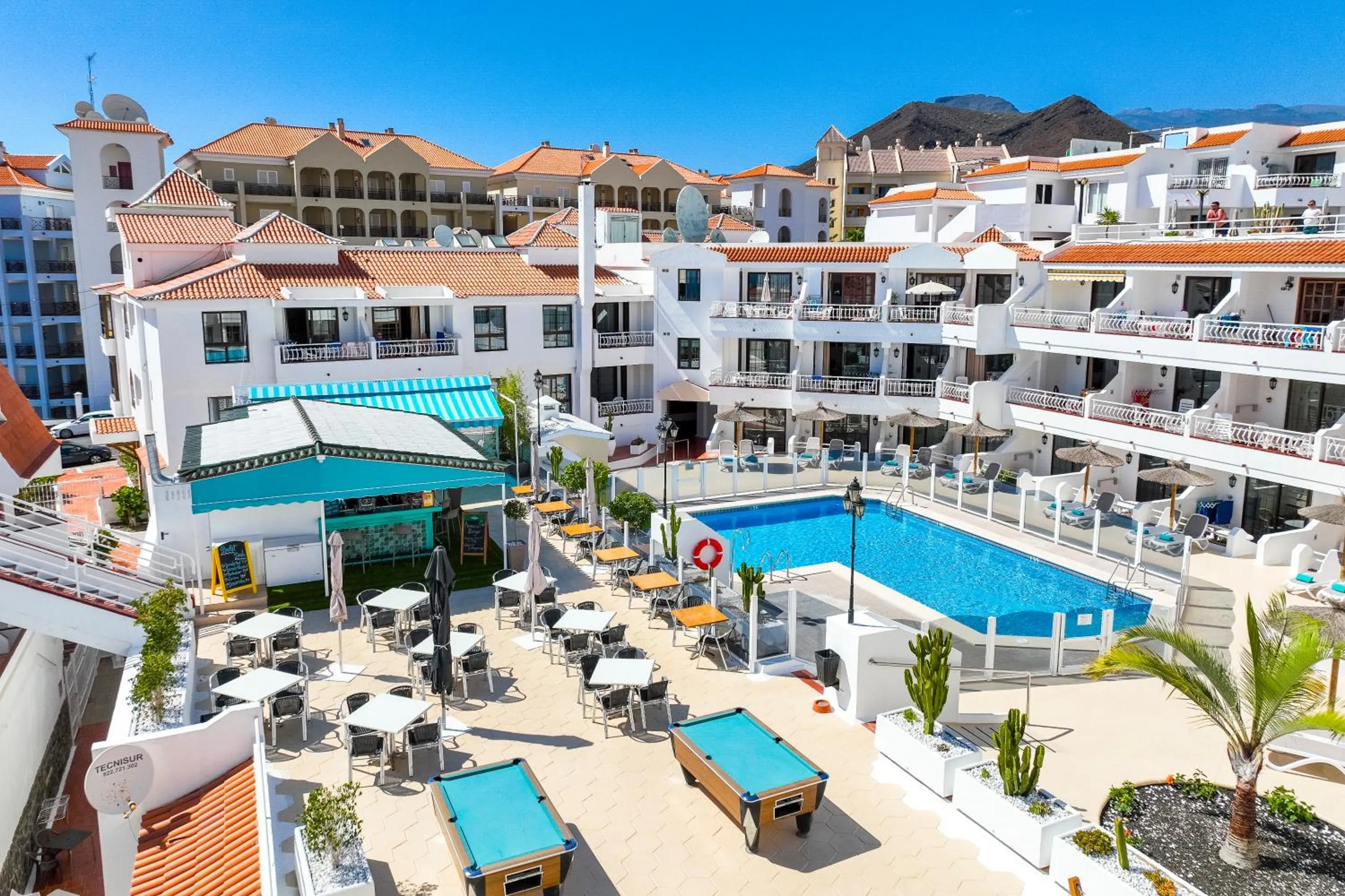 Solarium in Club Tenerife Apartments