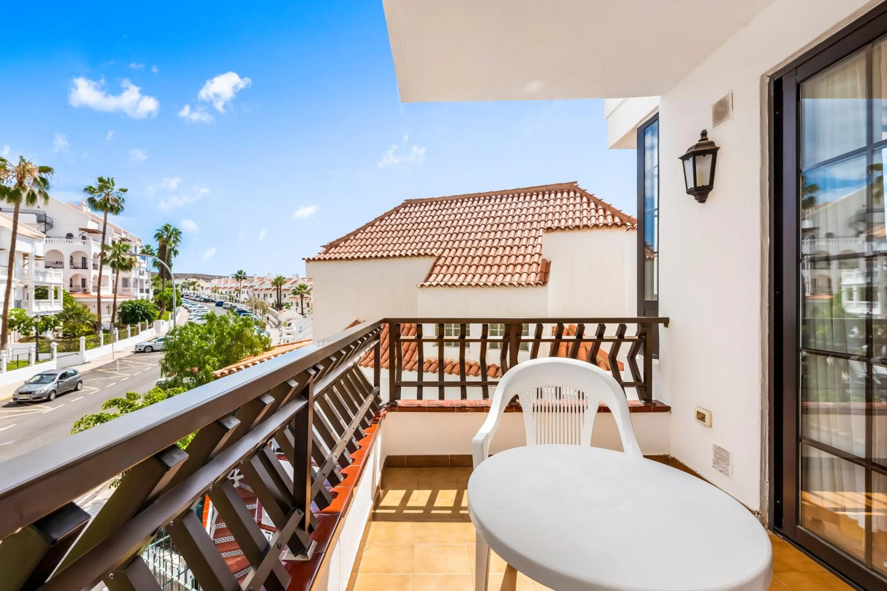 Bed in Club Tenerife Apartments