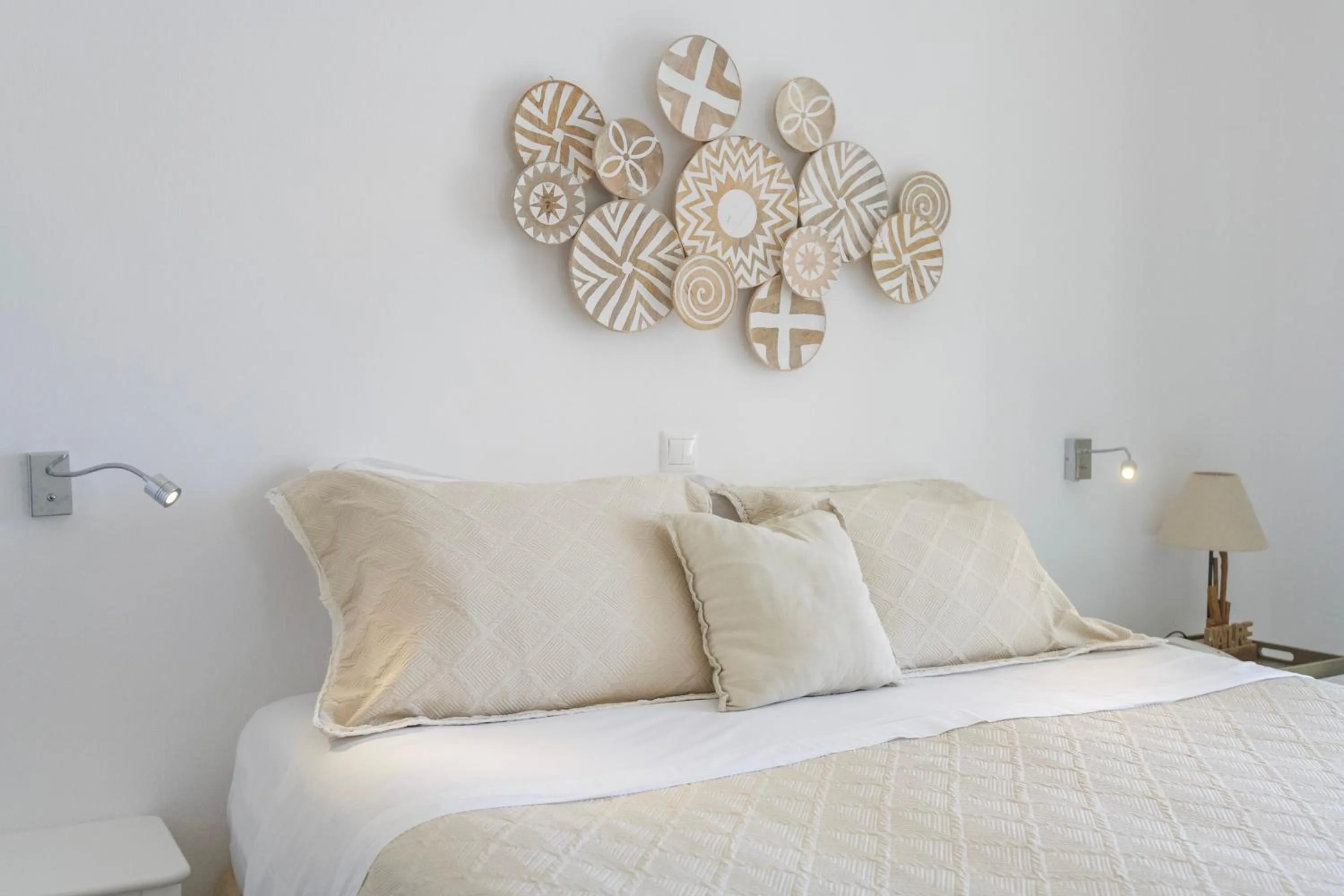 Bed in Margarita Studios Ambelas