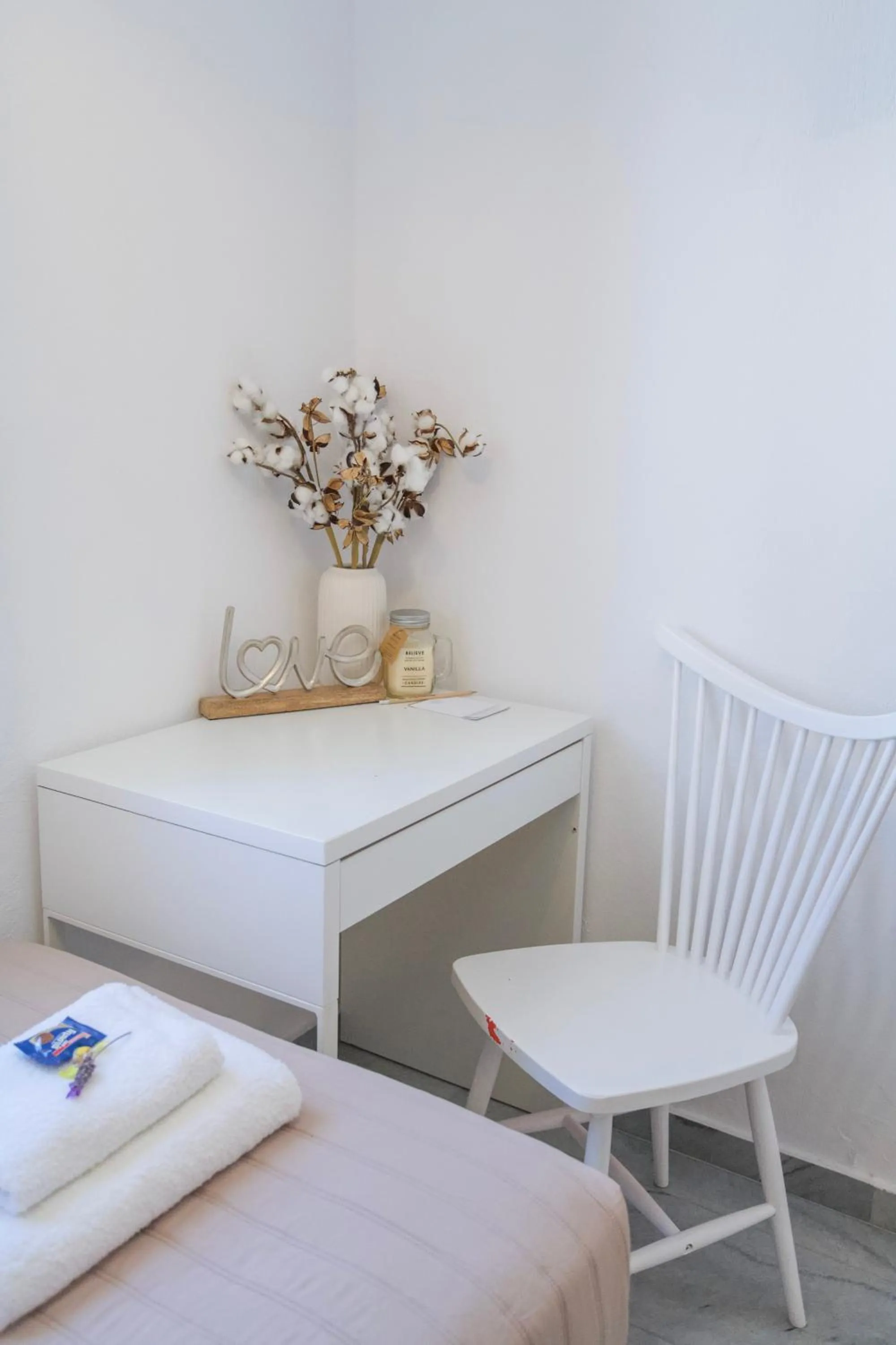 Bed in Margarita Studios Ambelas