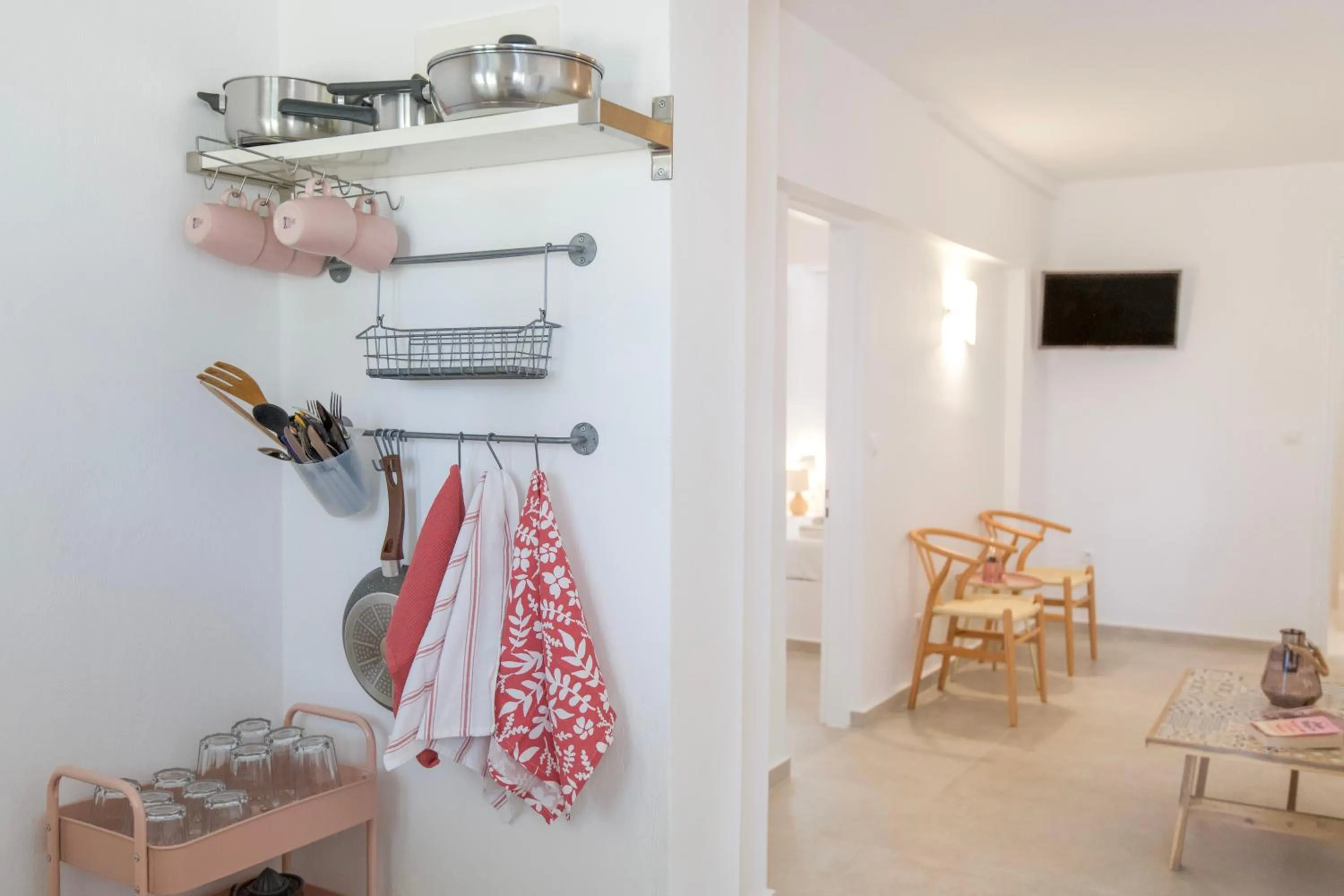 Kitchen or kitchenette in Margarita Studios Ambelas