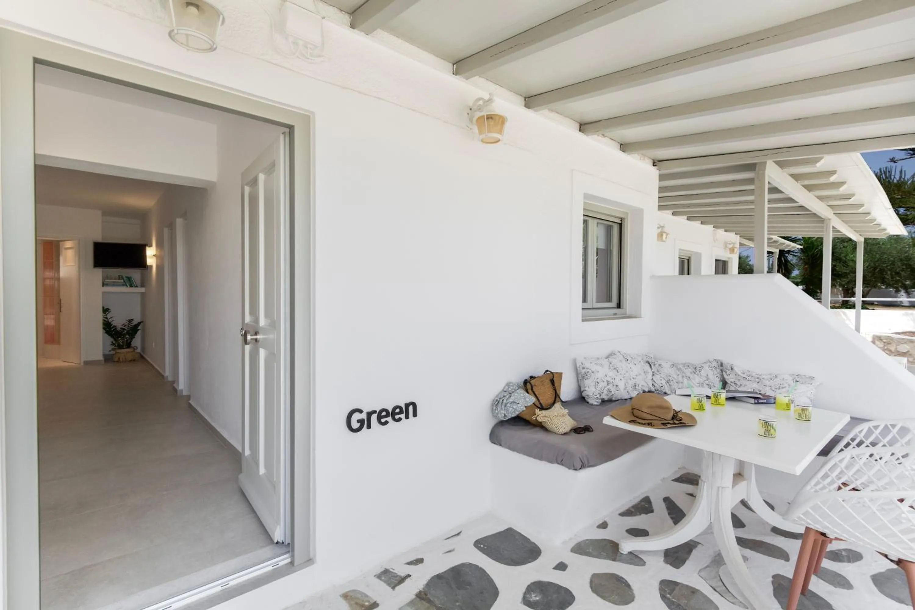 Balcony/Terrace in Margarita Studios Ambelas