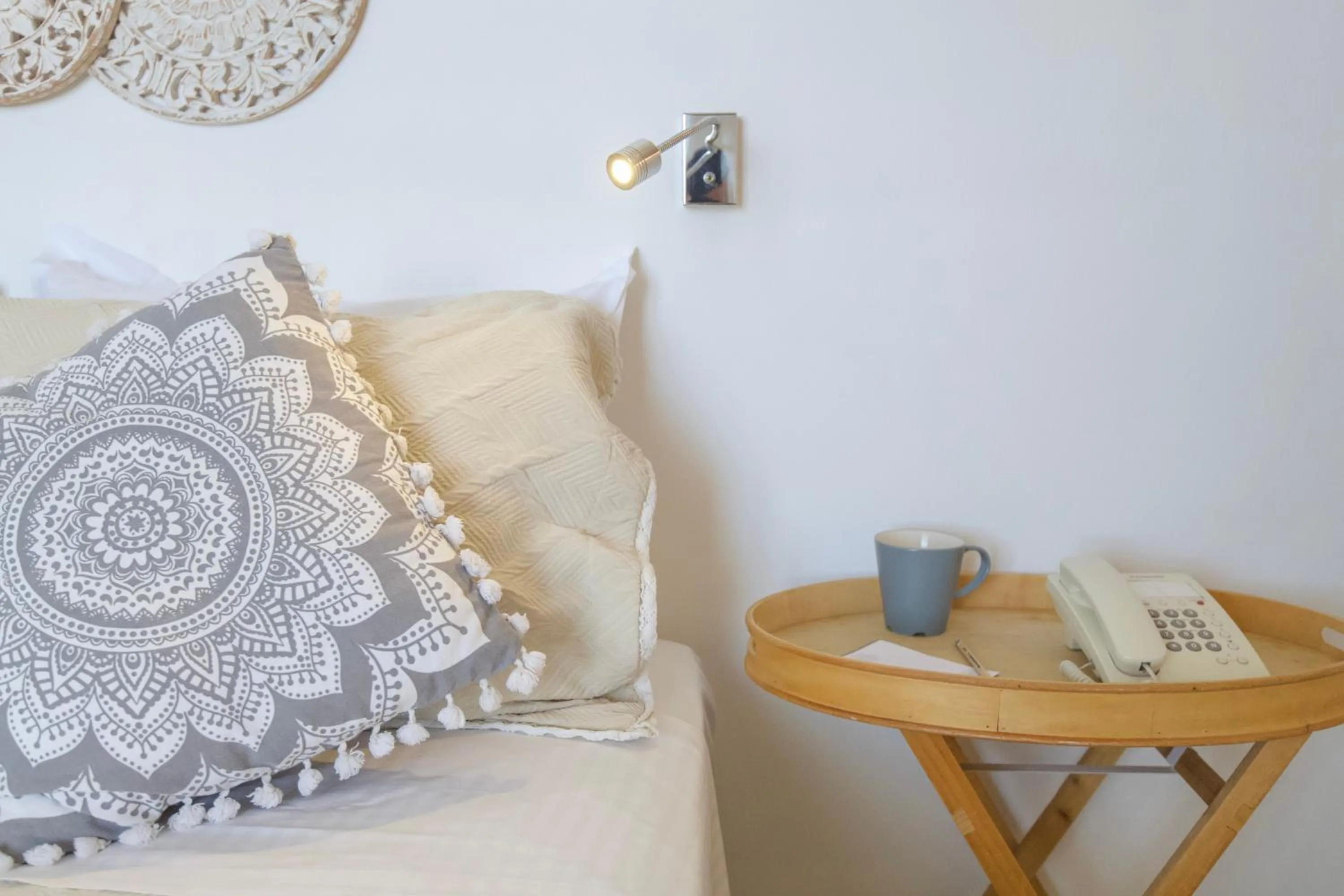 Bed in Margarita Studios Ambelas