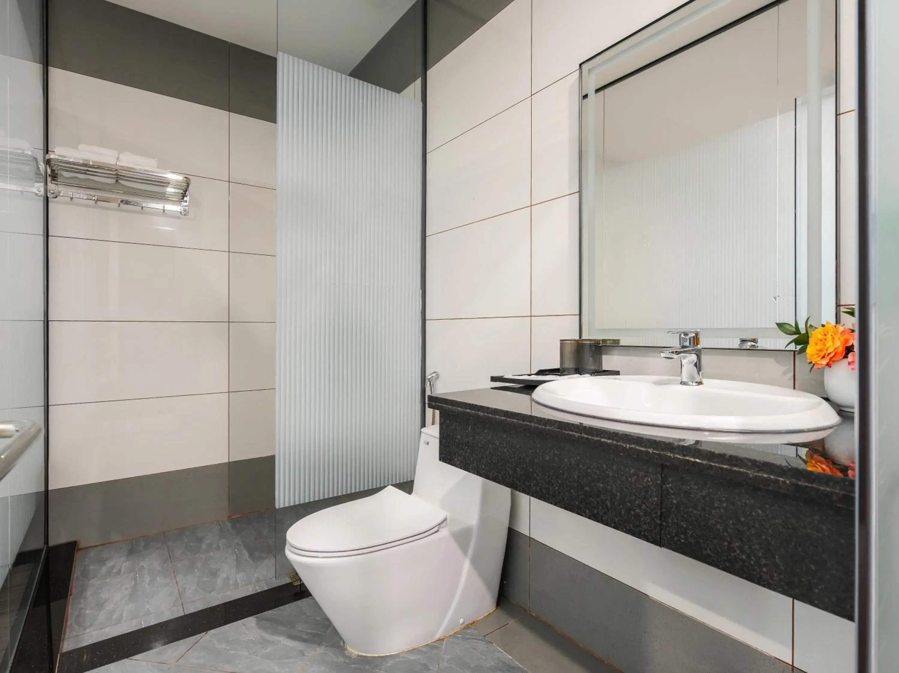 Toilet in Greenview City Hotel Toilet in Greenview City Hotel