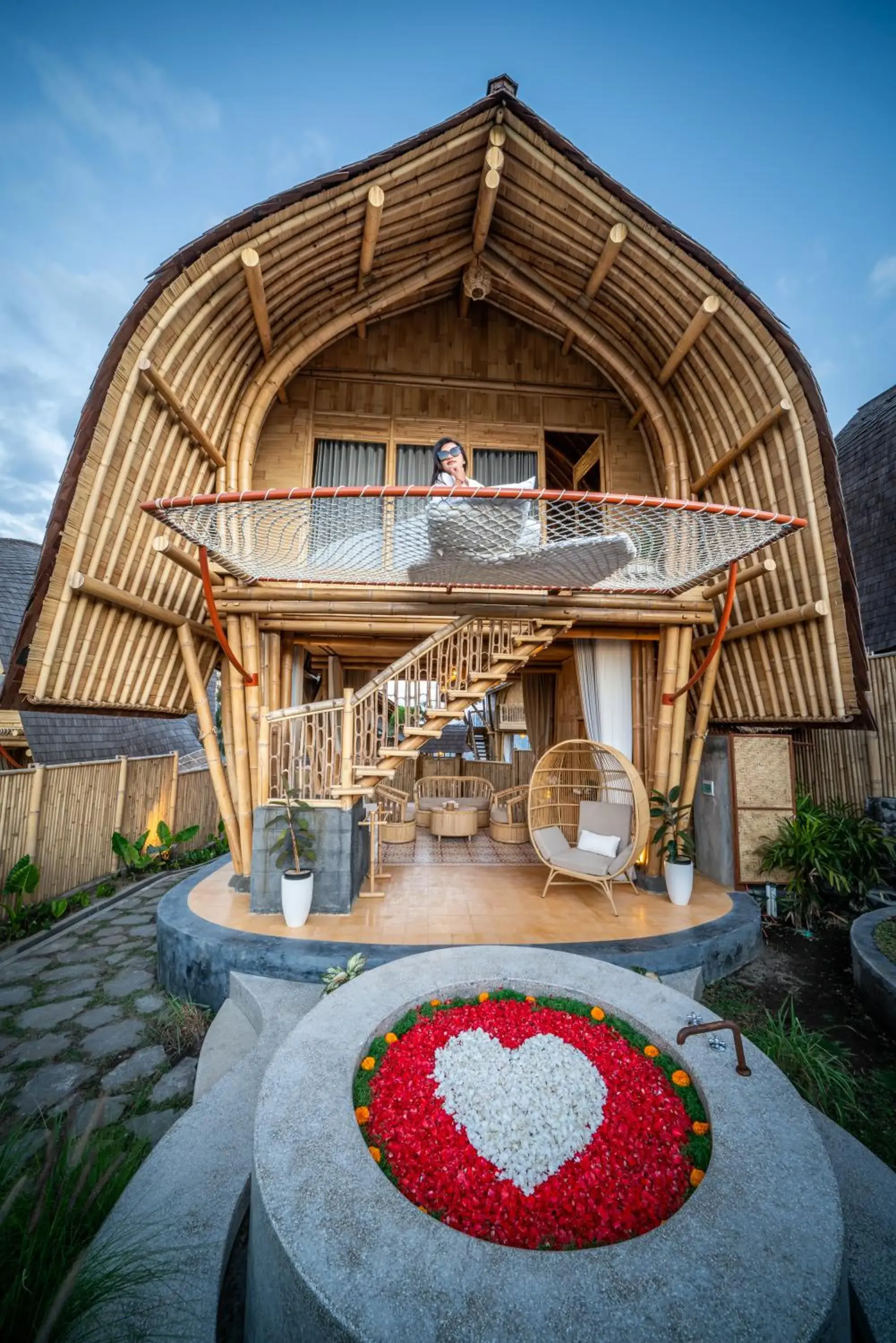 Property building in The Dewi Eco Bamboo Villa Property building in The Dewi Eco Bamboo Villa