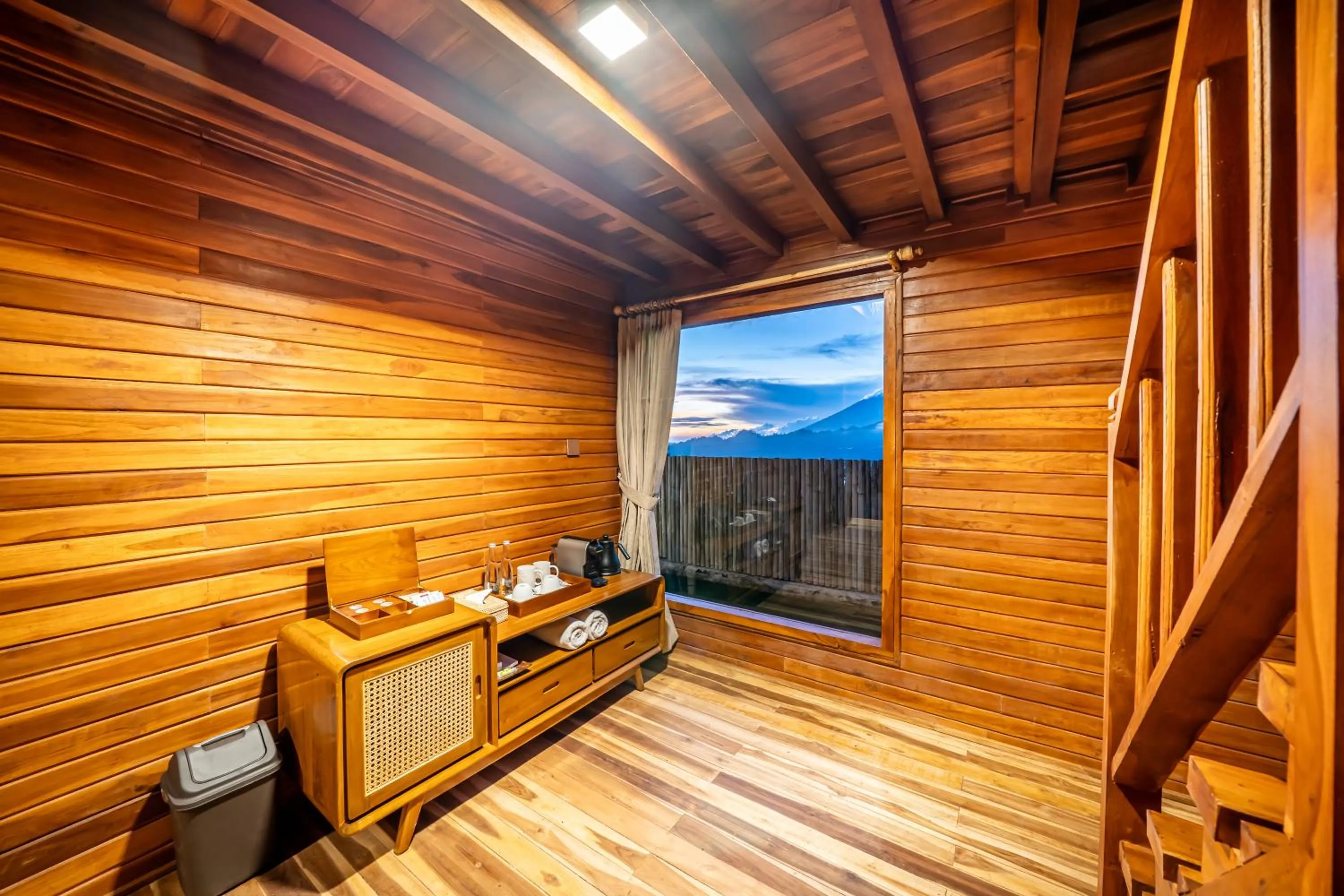Bedroom in The Dewi Eco Bamboo Villa