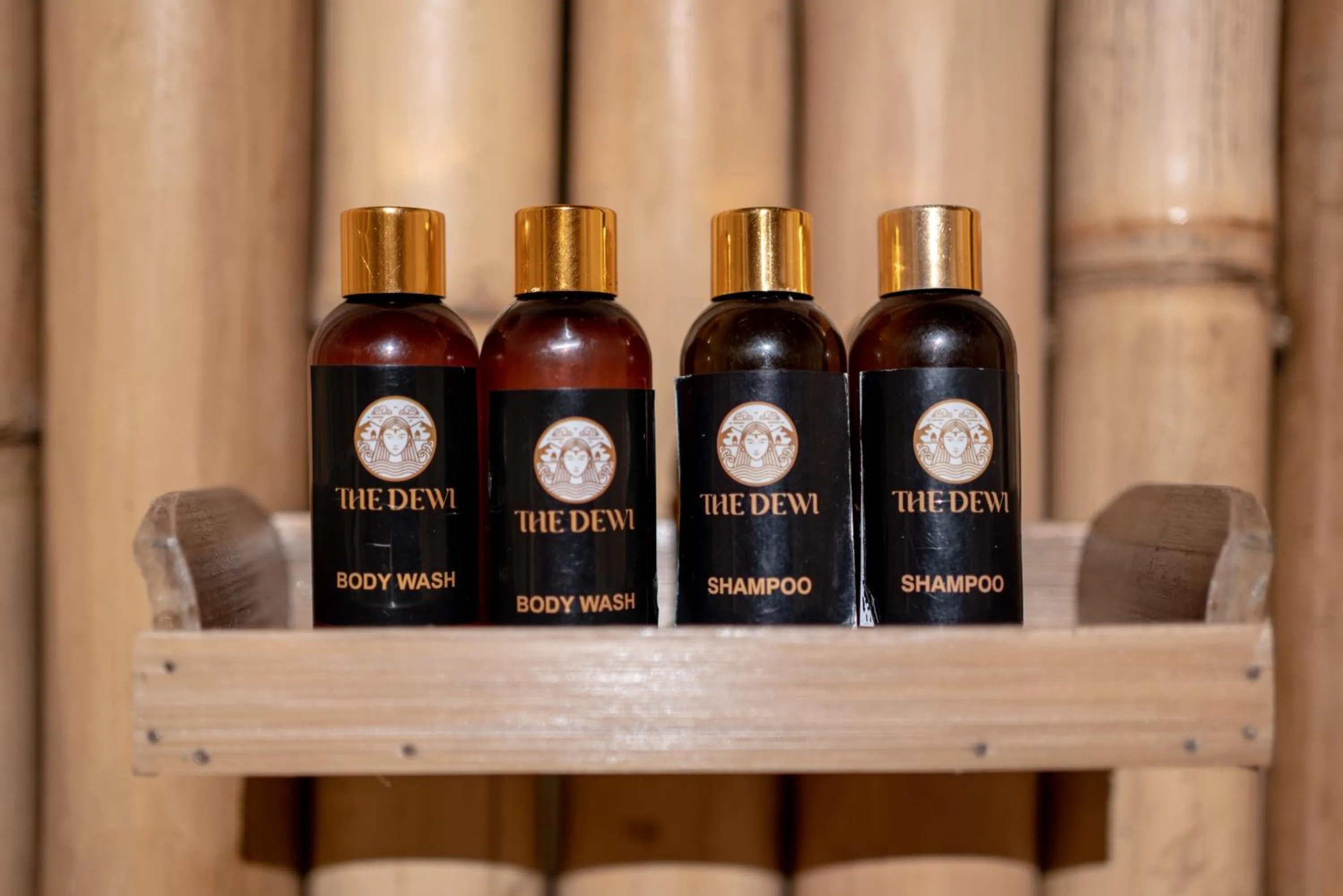 Bathroom in The Dewi Eco Bamboo Villa