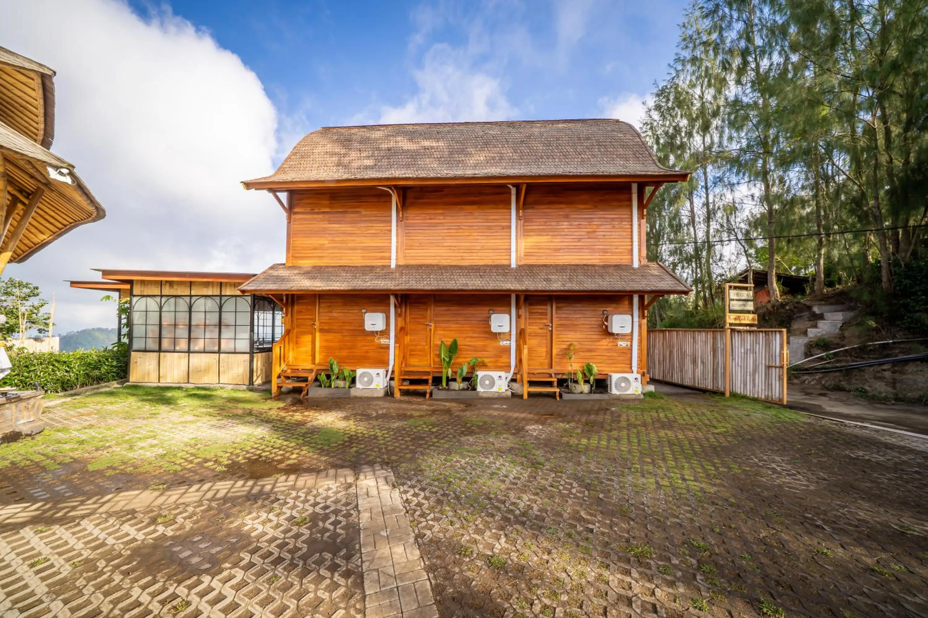Property building in The Dewi Eco Bamboo Villa