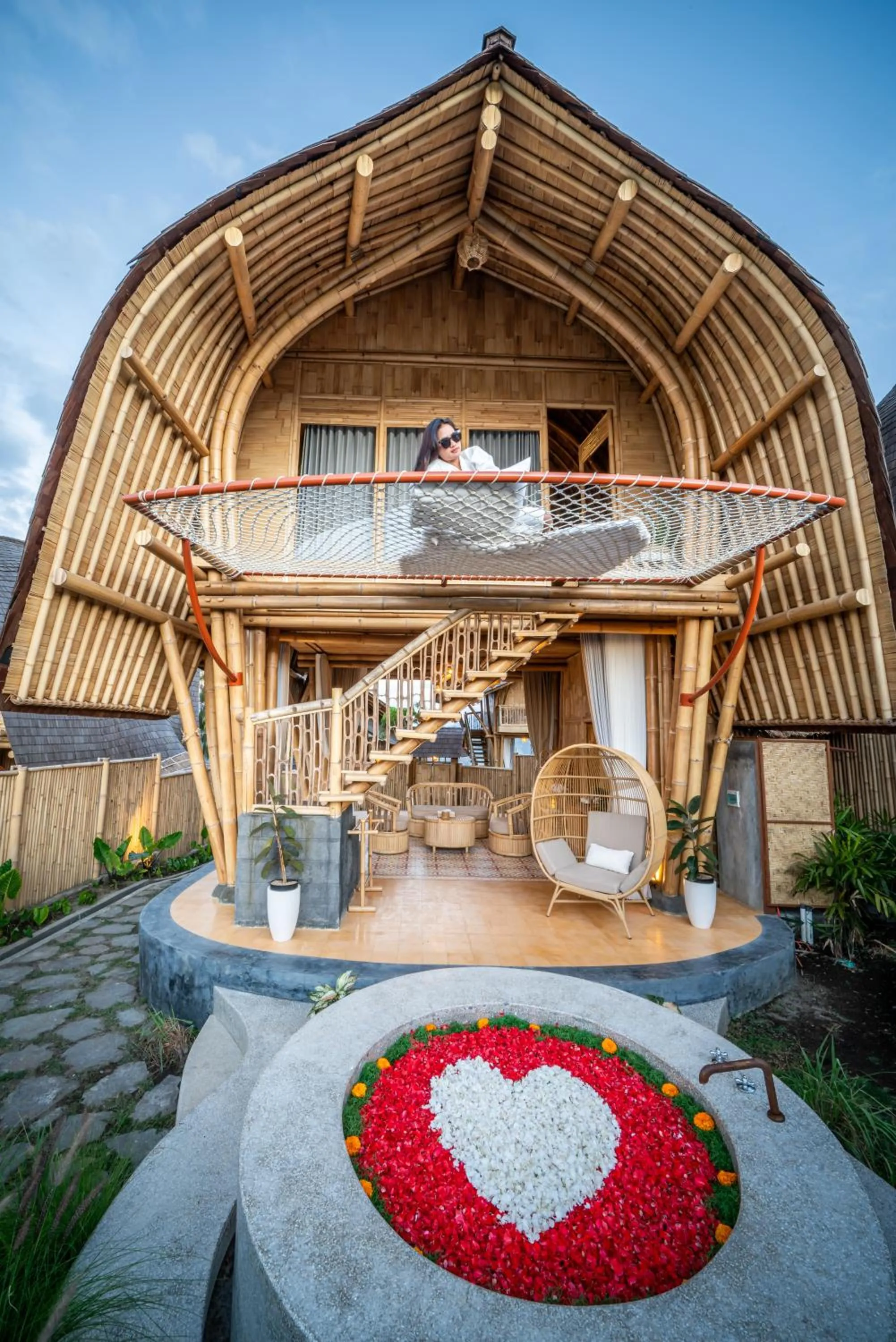 Property building in The Dewi Eco Bamboo Villa