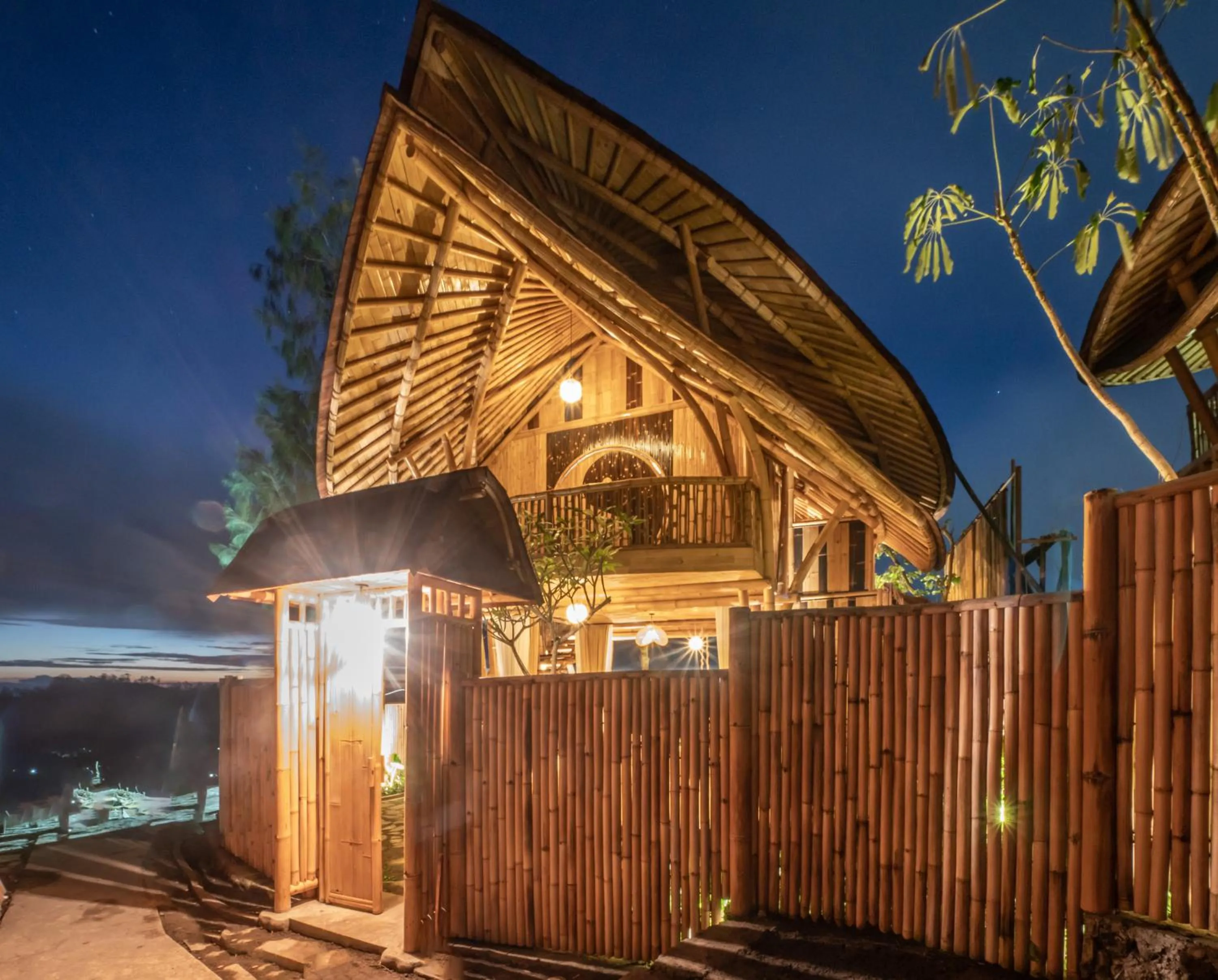 Property building in The Dewi Eco Bamboo Villa