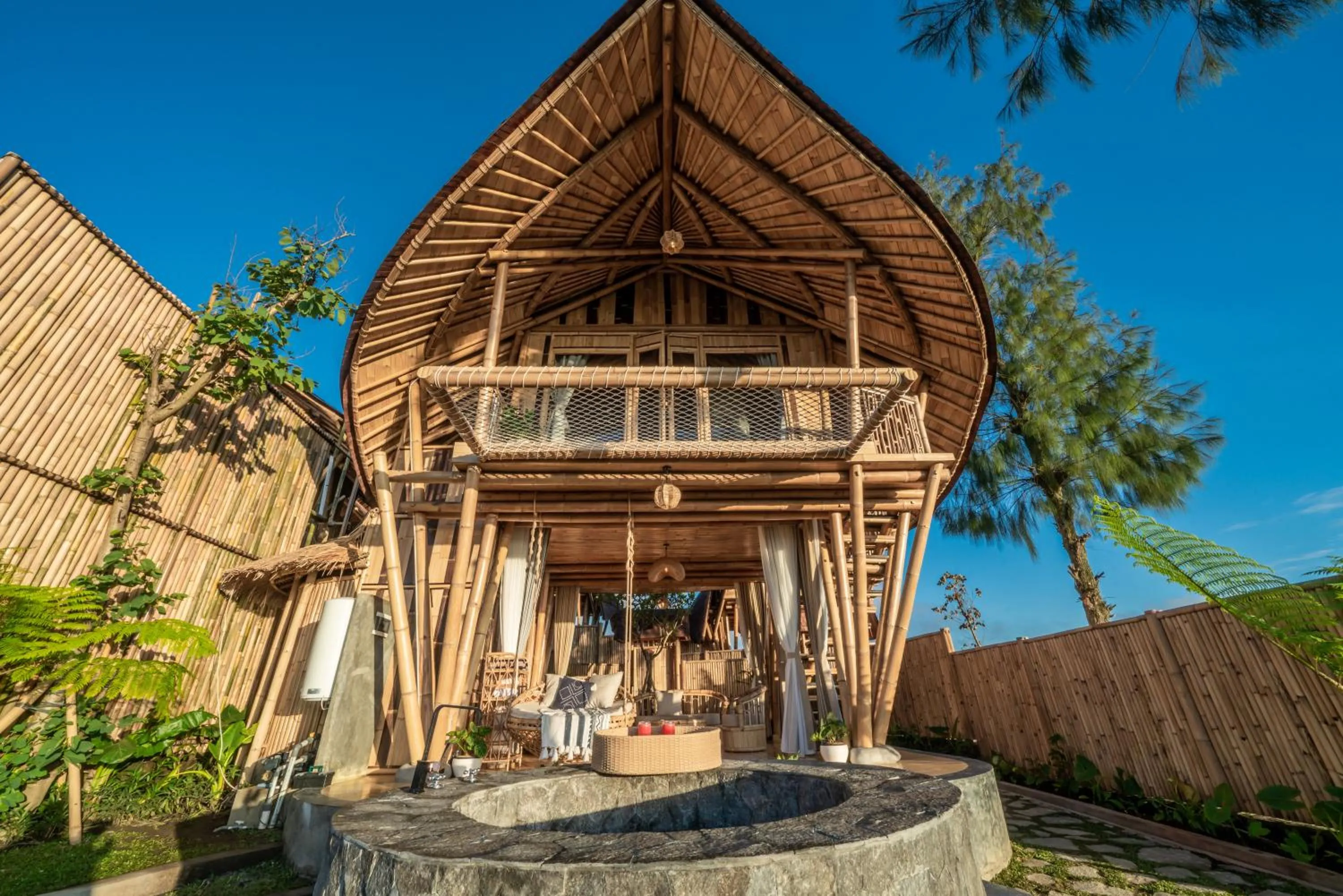 Property building in The Dewi Eco Bamboo Villa