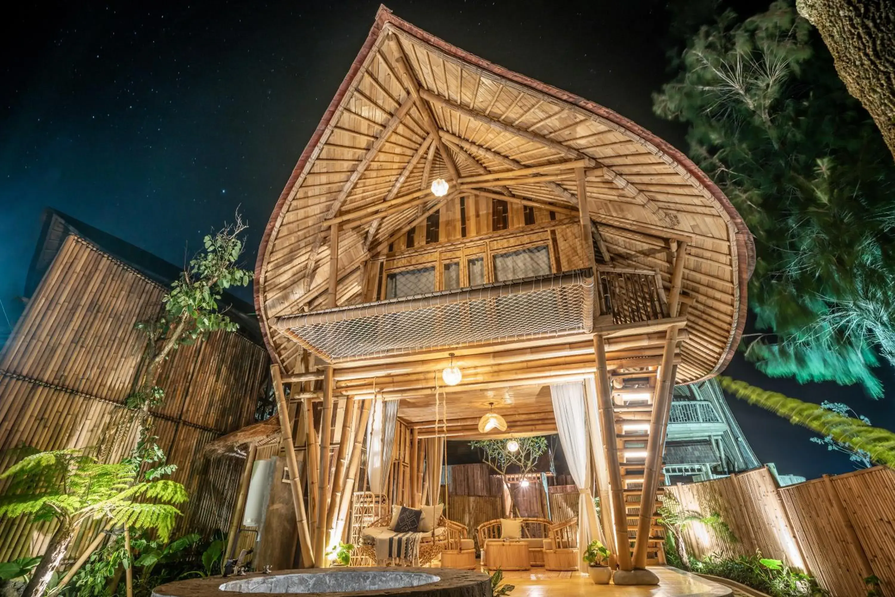 Property building in The Dewi Eco Bamboo Villa Property building in The Dewi Eco Bamboo Villa