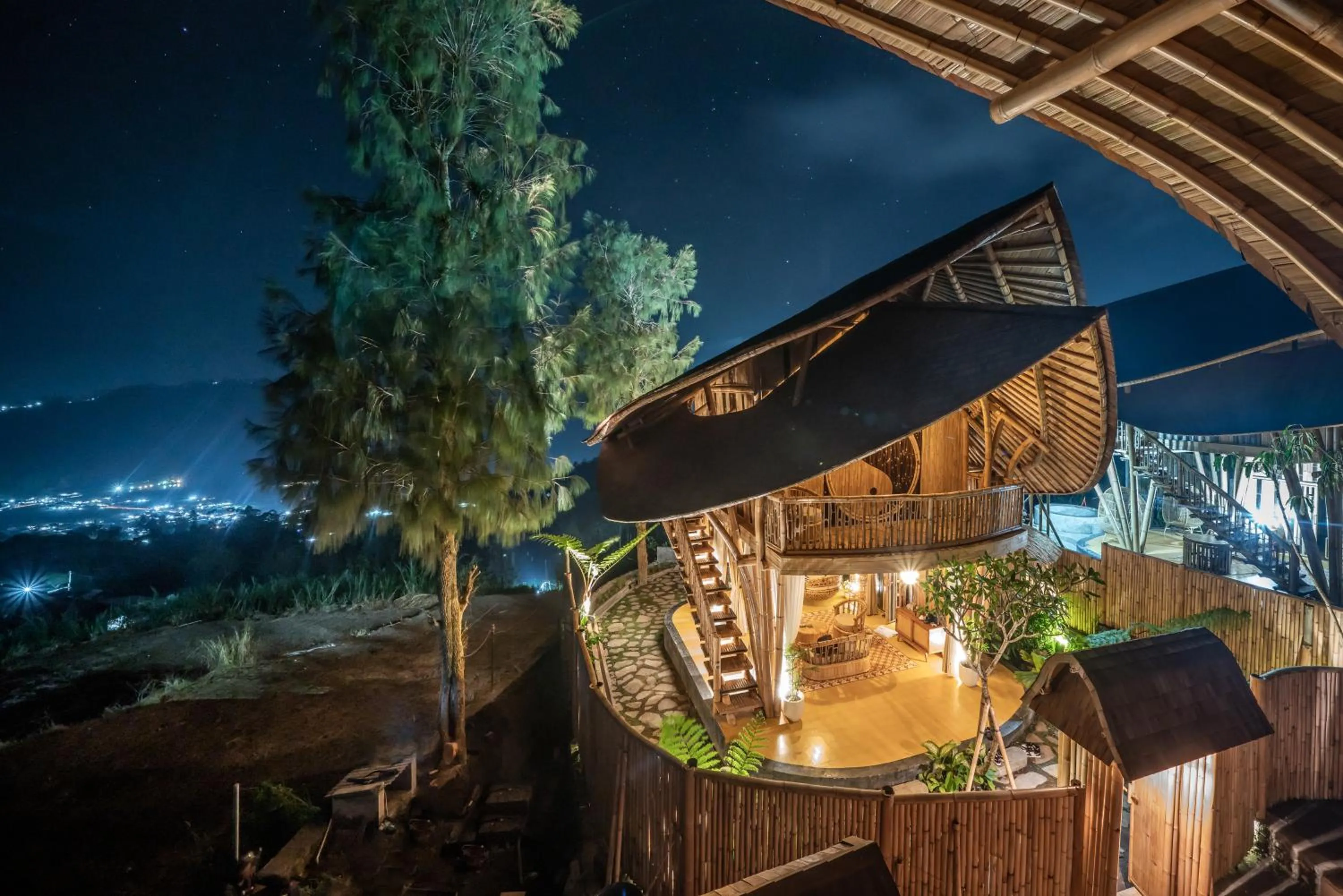 Property building in The Dewi Eco Bamboo Villa