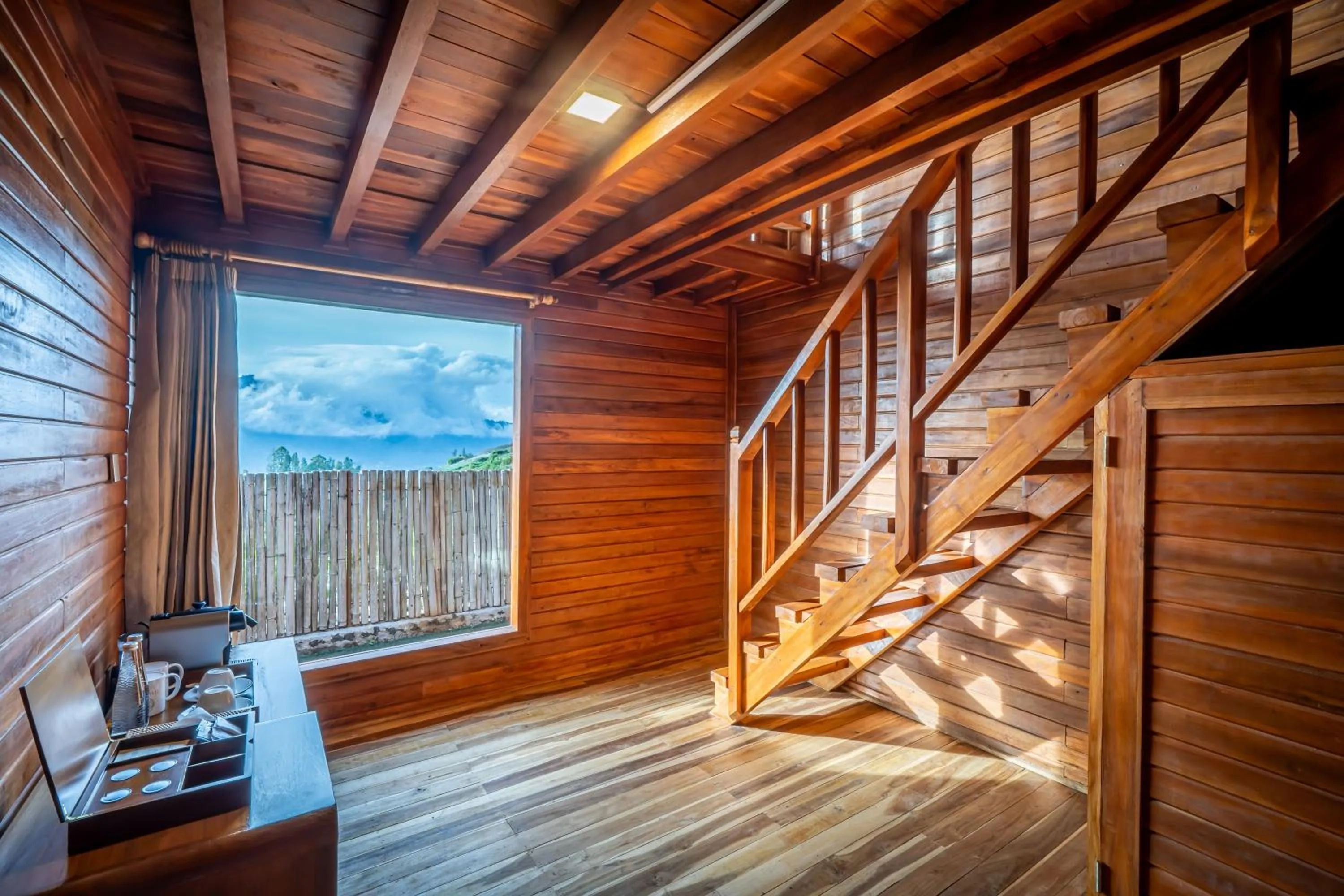 Bedroom in The Dewi Eco Bamboo Villa