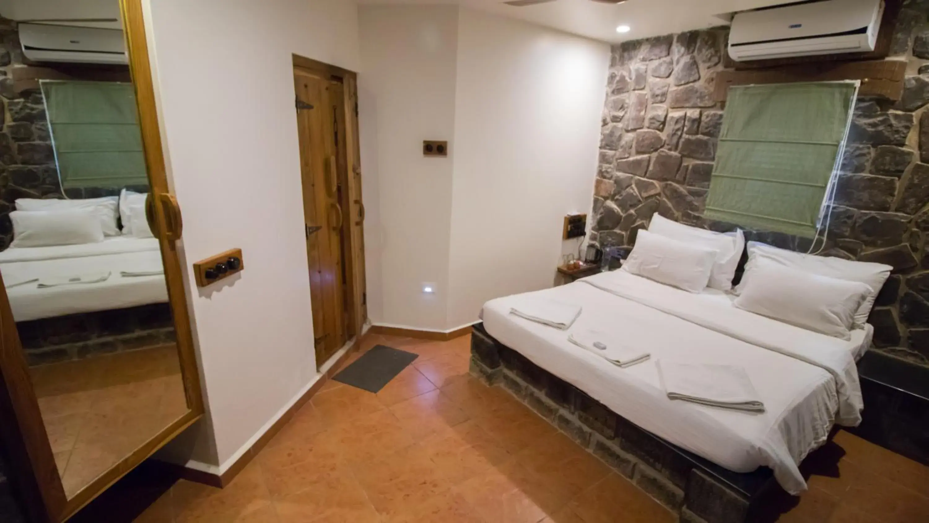 Bedroom, Bed in Nisarg Resort Bedroom, Bed in Nisarg Resort