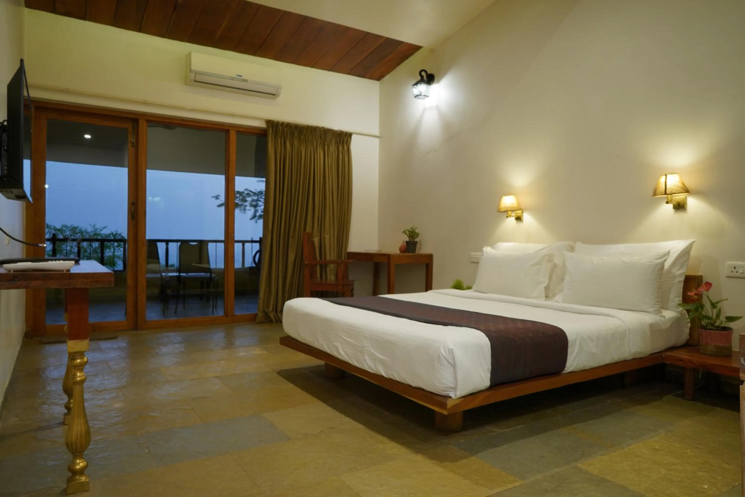 Patio in Nisarg Resort