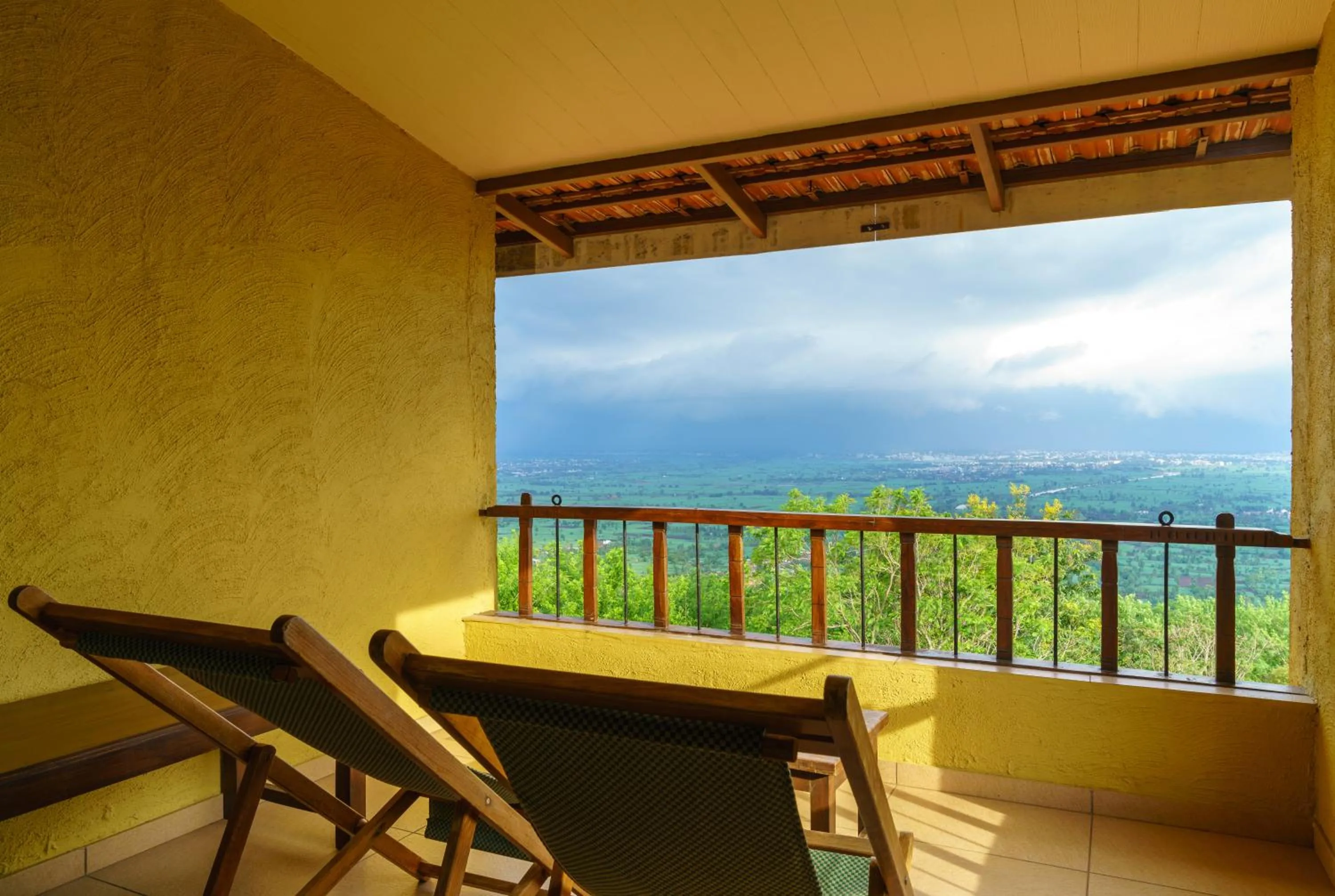 Balcony/Terrace in Nisarg Resort
