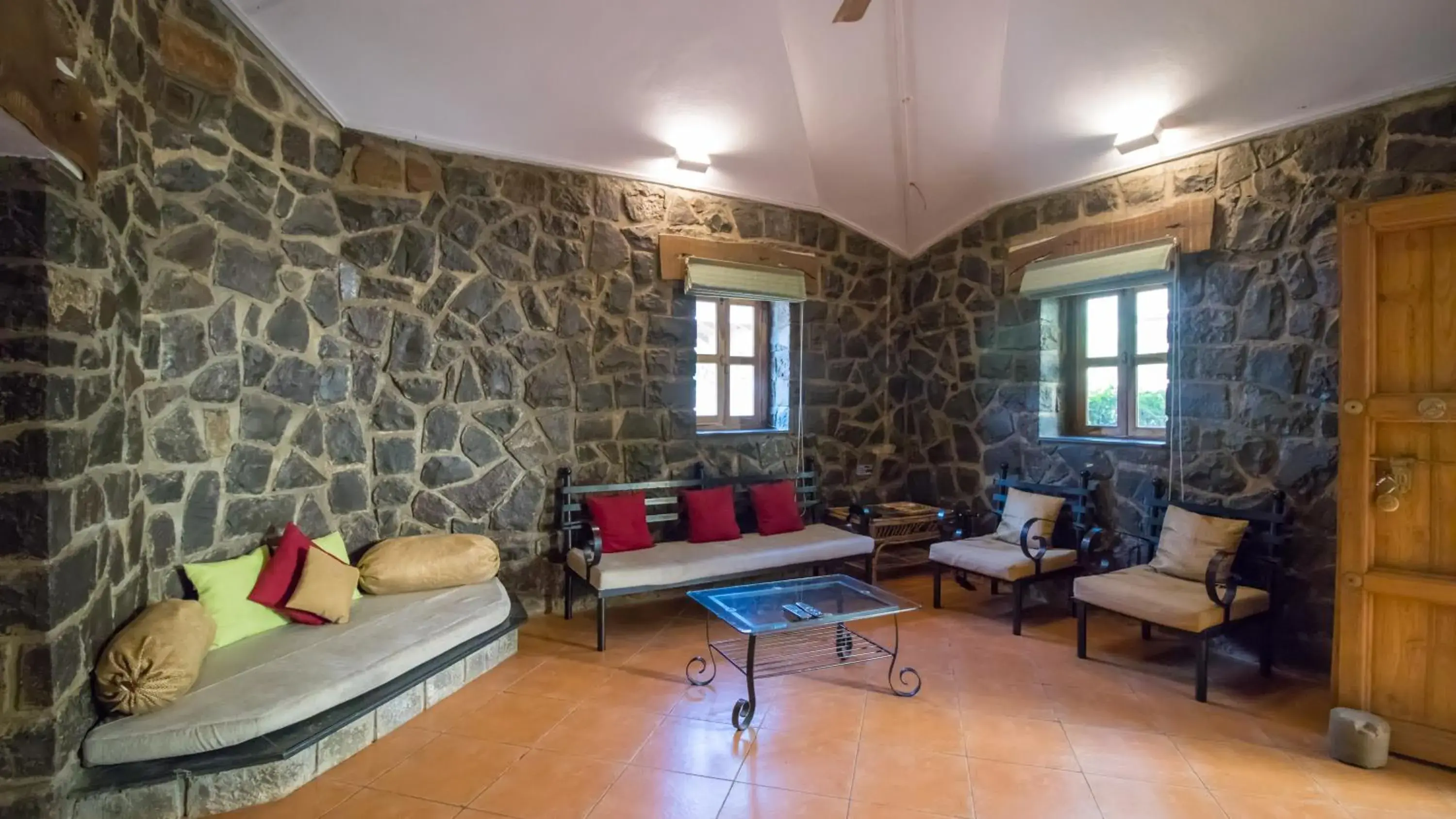 Living room in Nisarg Resort Living room in Nisarg Resort