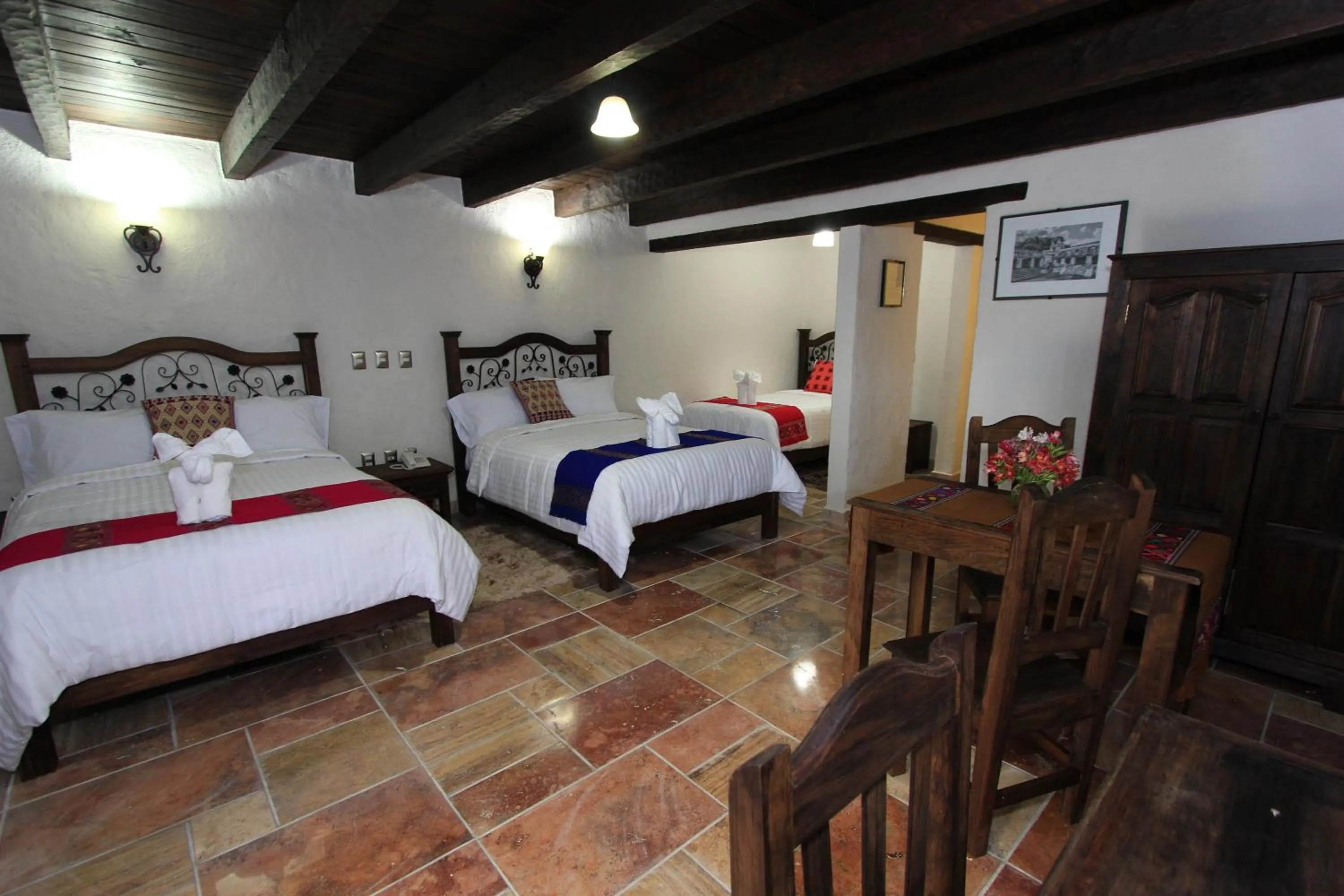 Bed in HOTEL PLAZA SAN CRISTOBAL INN