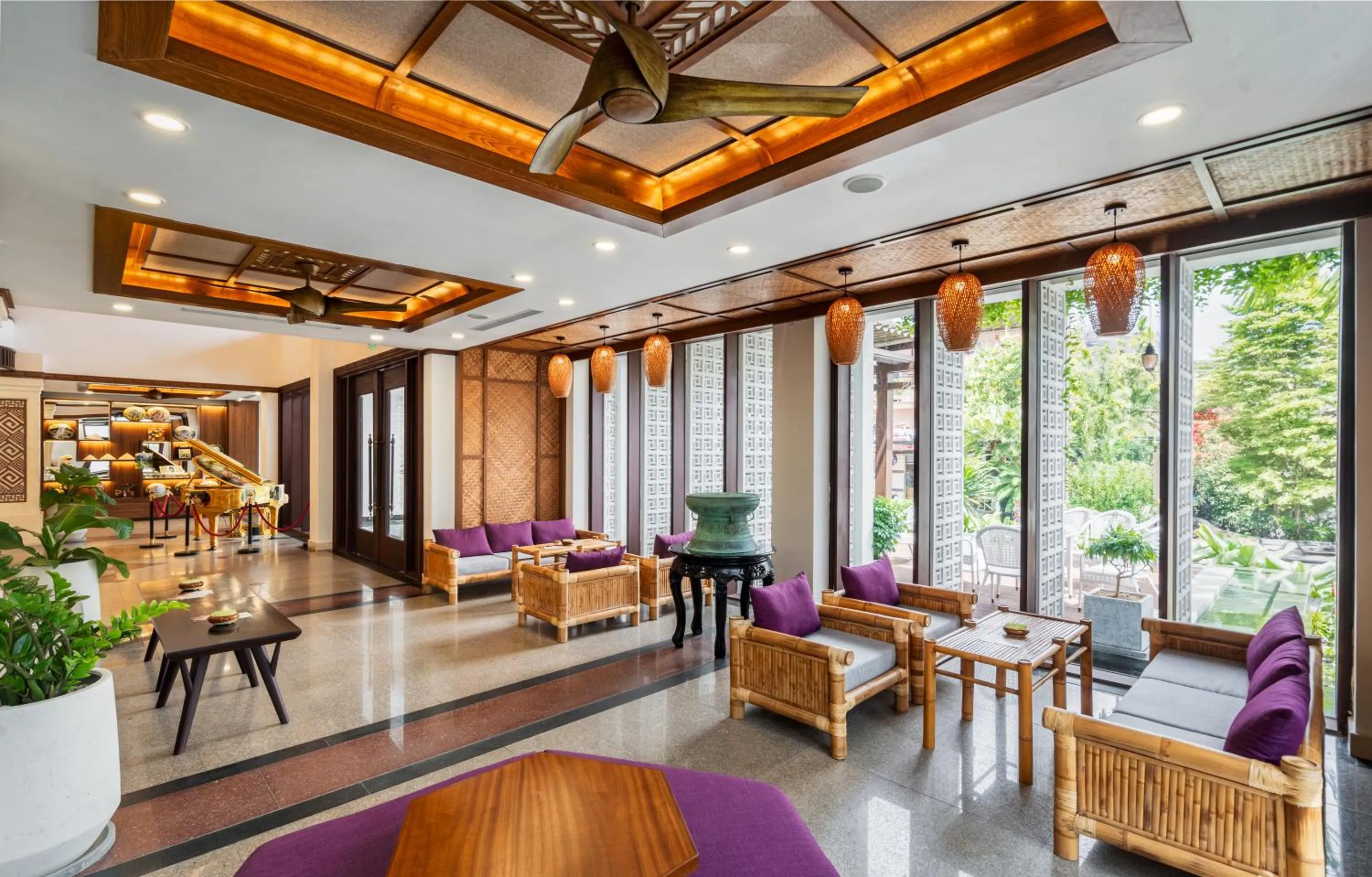 Lobby or reception in The Saga Hotel Hoi An