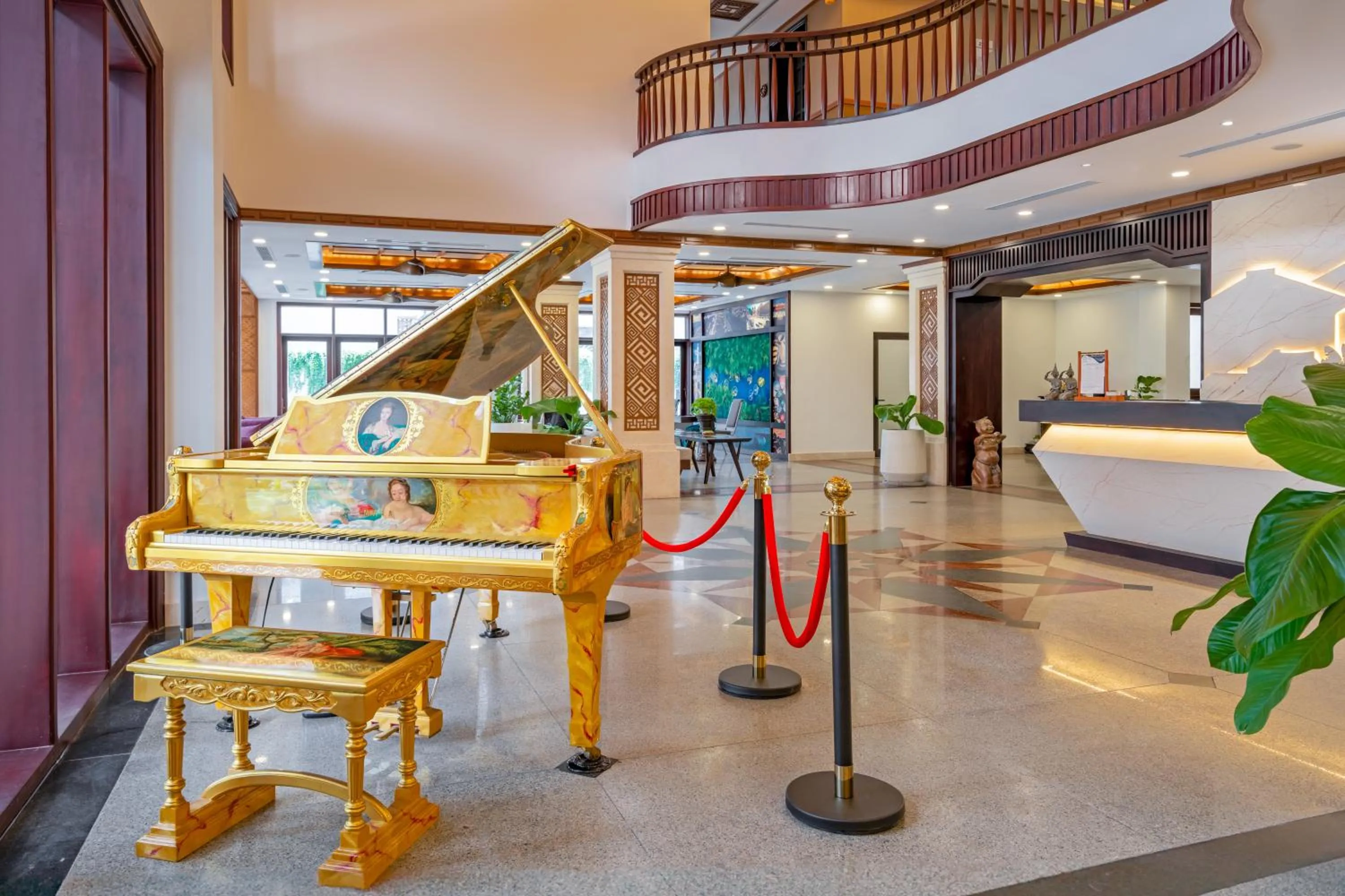 Lobby or reception in The Saga Hotel Hoi An