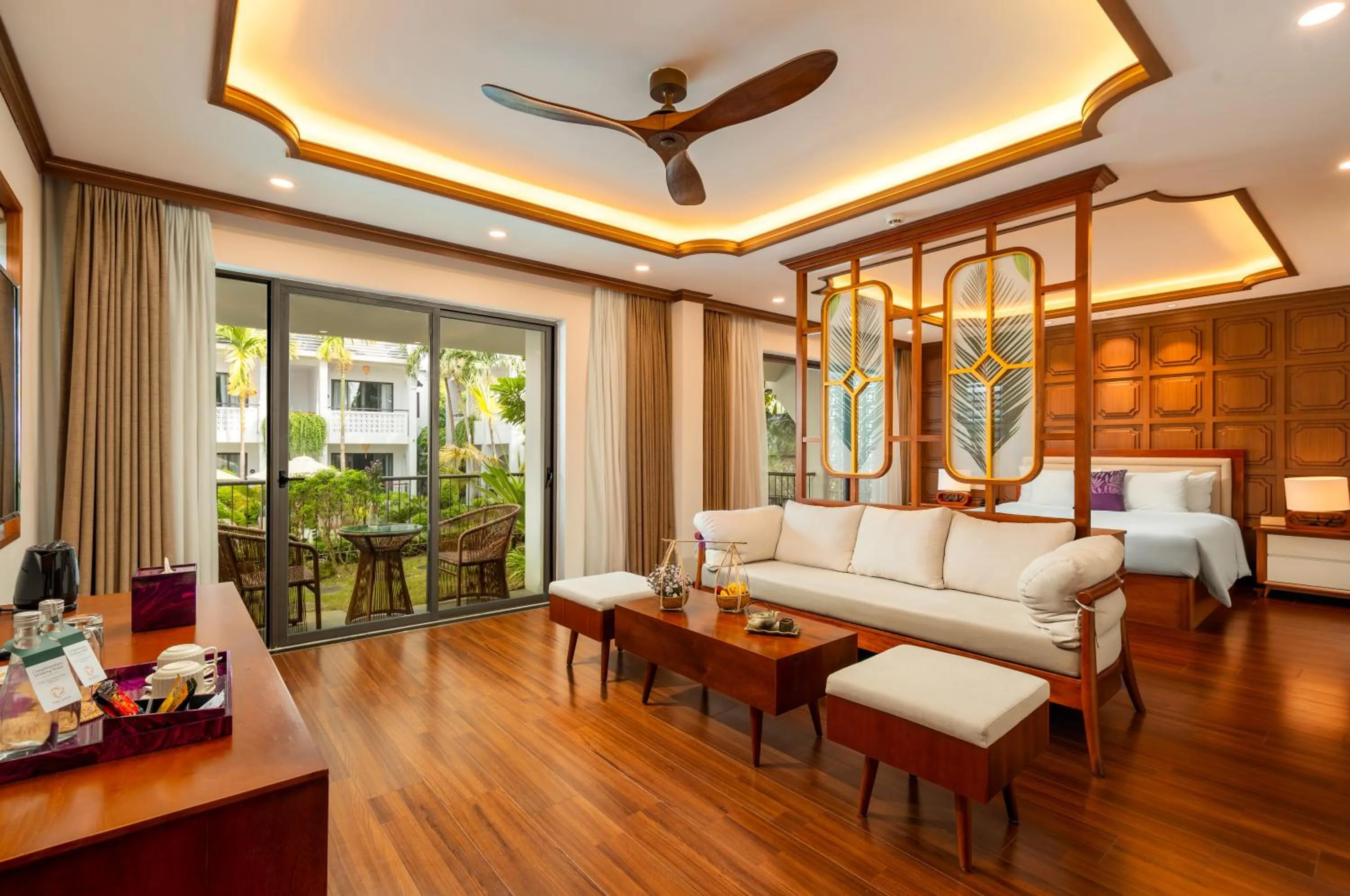 Bed in The Saga Hotel Hoi An