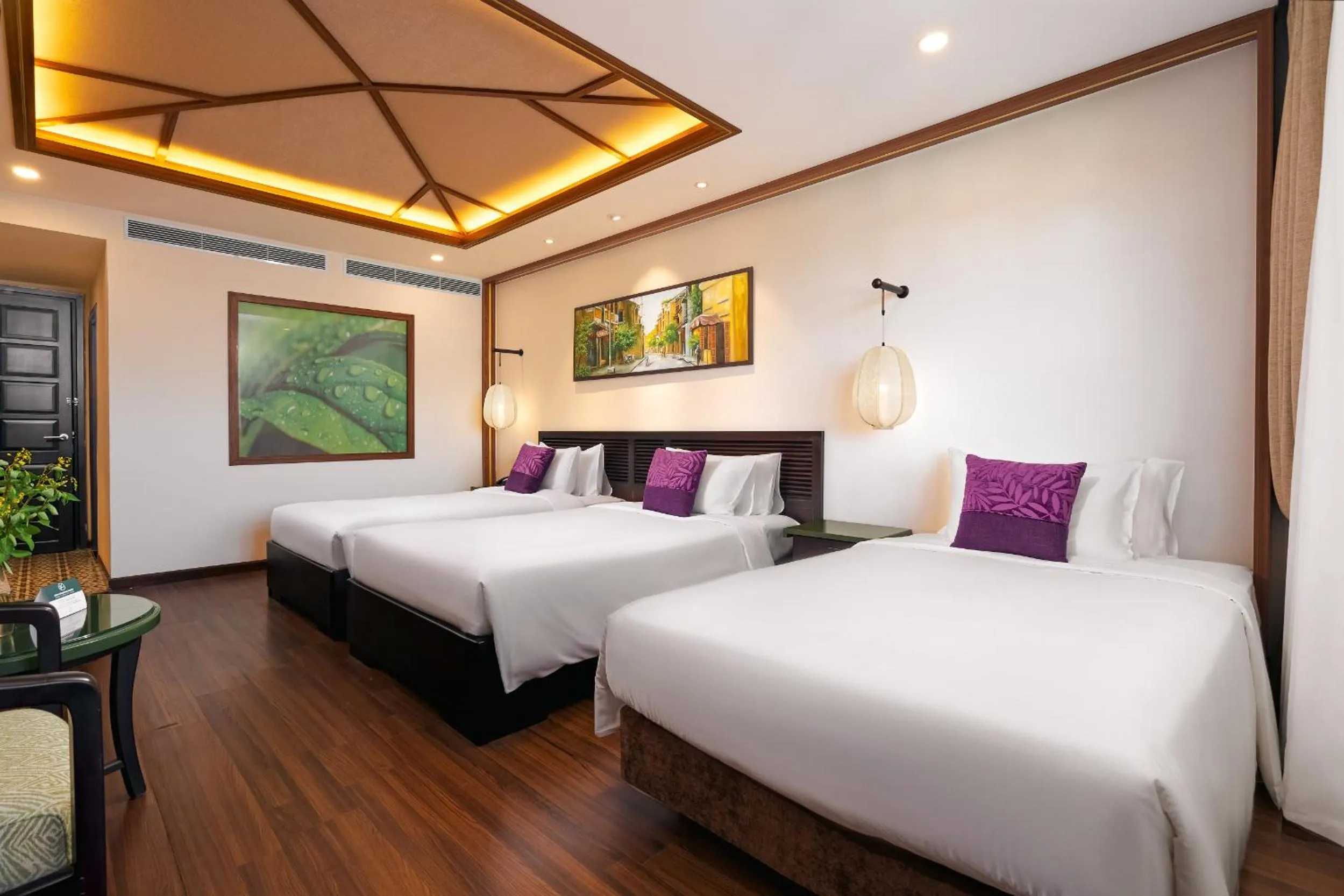 Bed in The Saga Hotel Hoi An