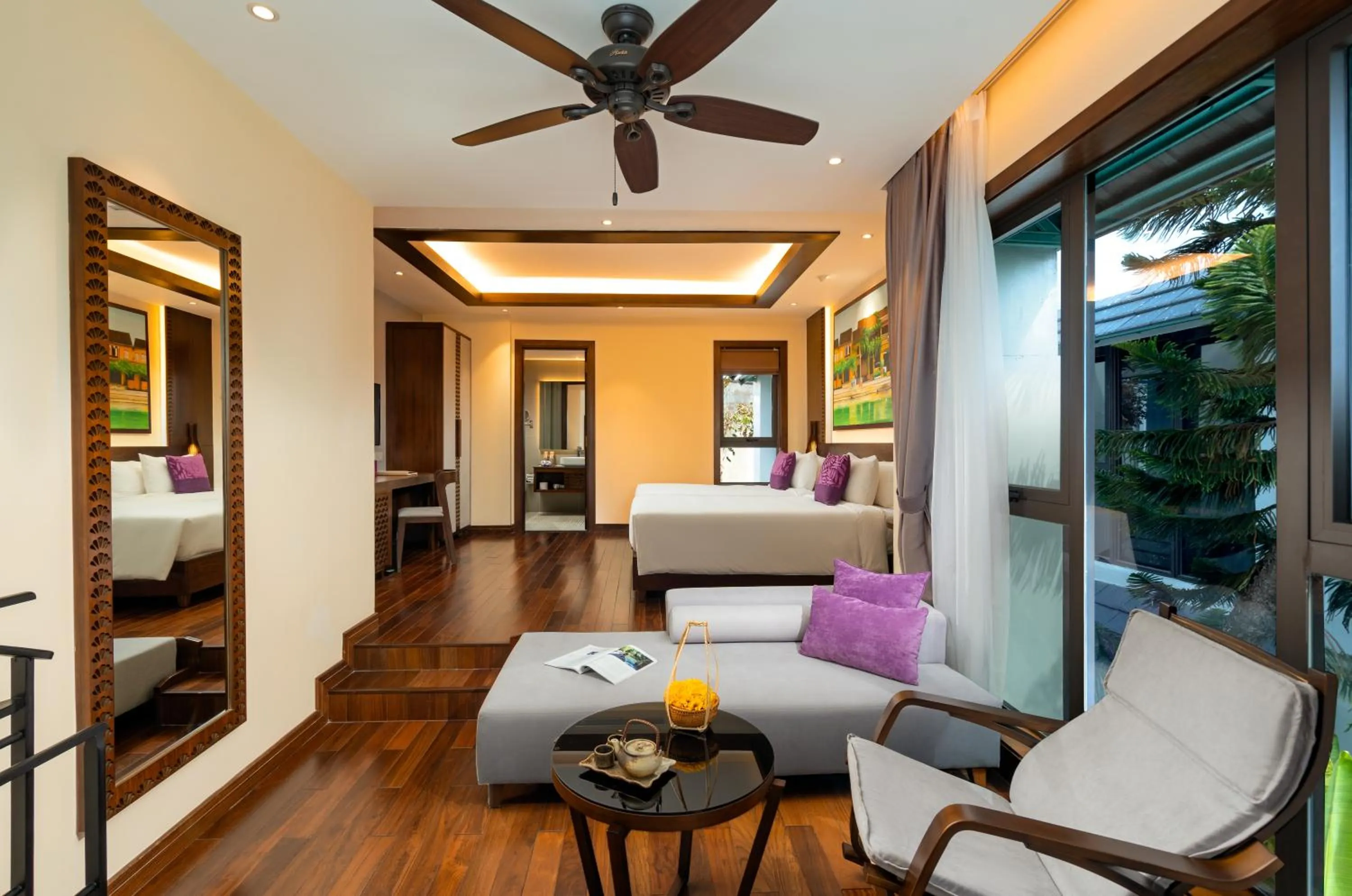 Bed in The Saga Hotel Hoi An