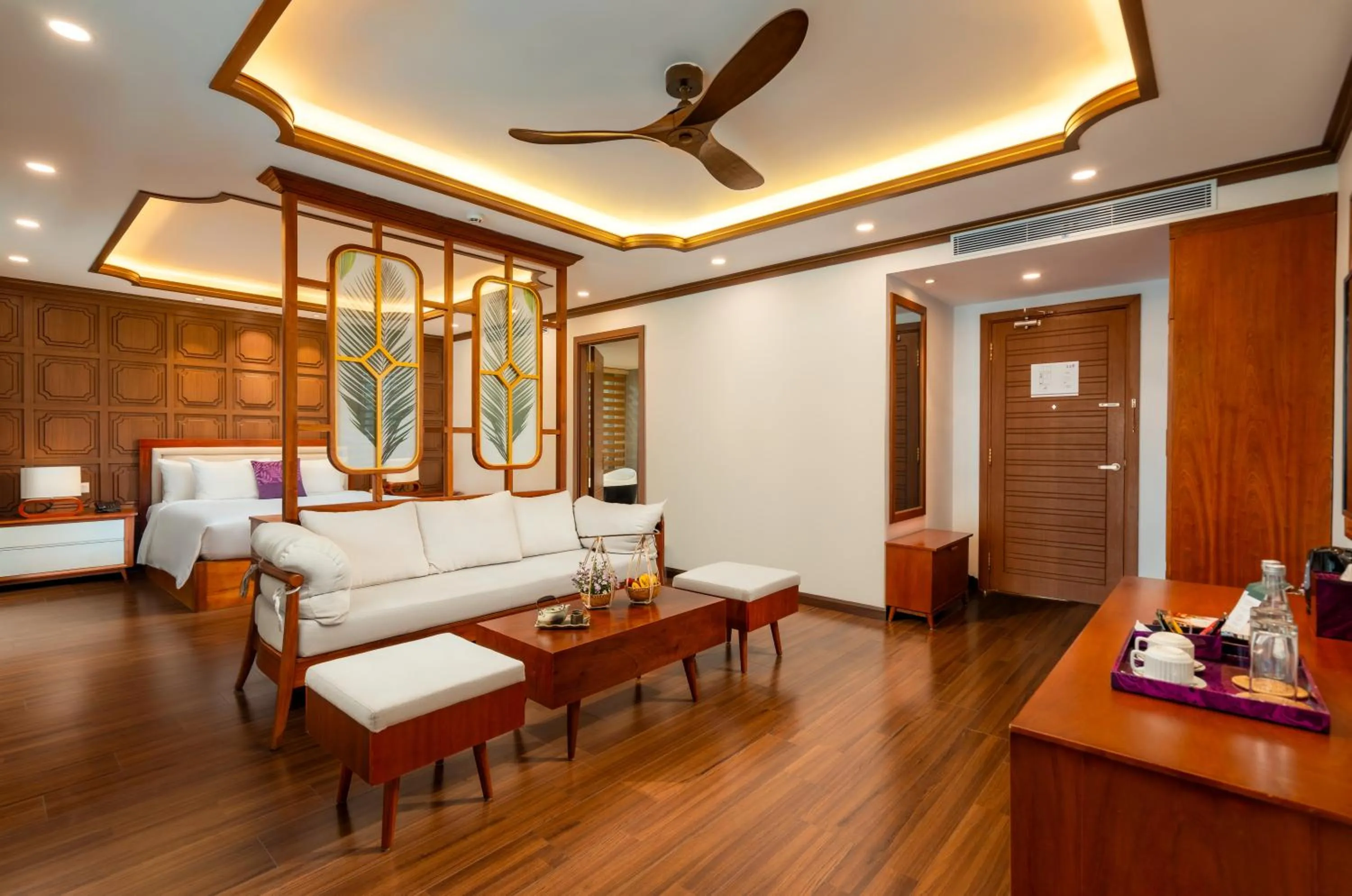 Bed in The Saga Hotel Hoi An