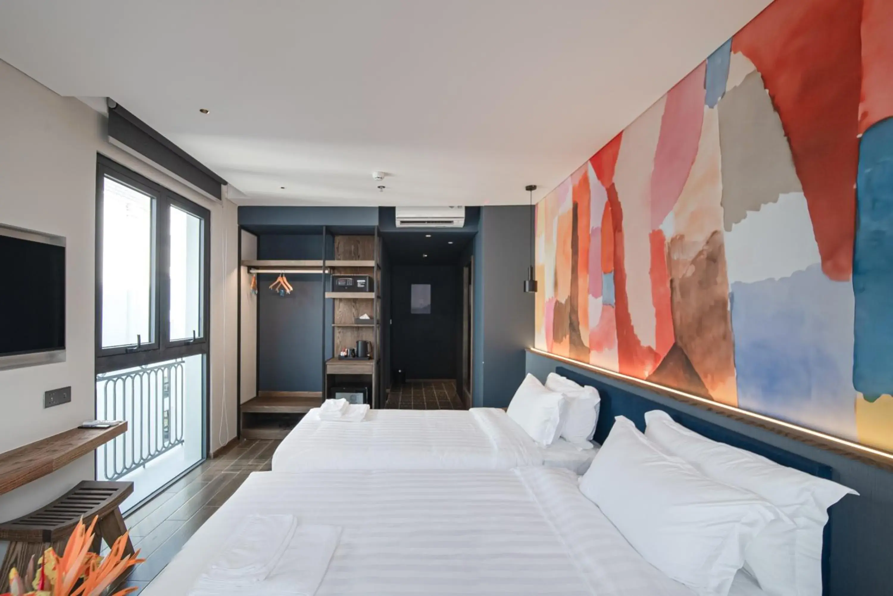 View (from property/room), Bed in TK Phu Quoc Hotel - Grand World Phu Quoc View (from property/room), Bed in TK Phu Quoc Hotel - Grand World Phu Quoc